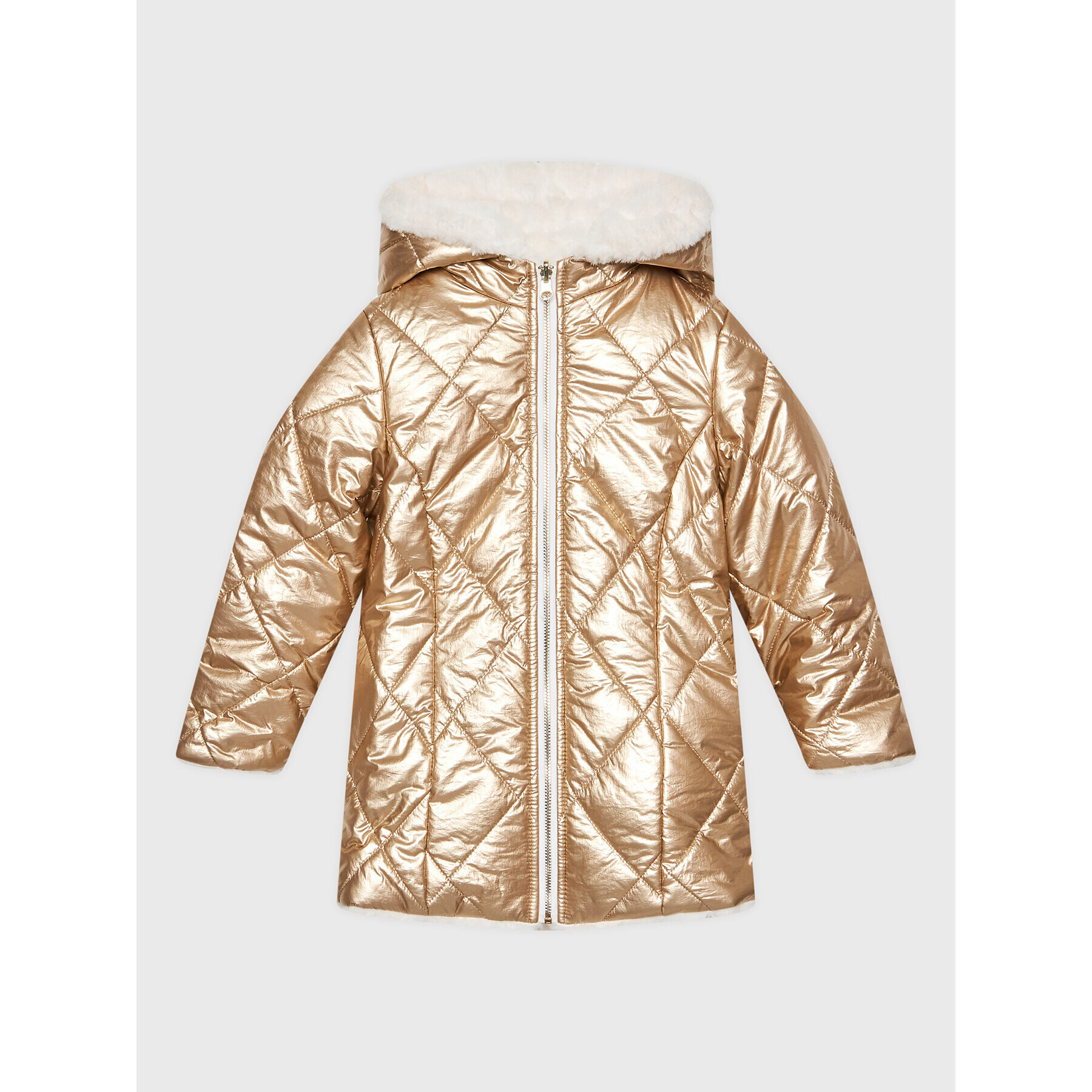 Guess Пухено яке K2BL07 WEYO0 Златист Regular Fit - Pepit.bg
