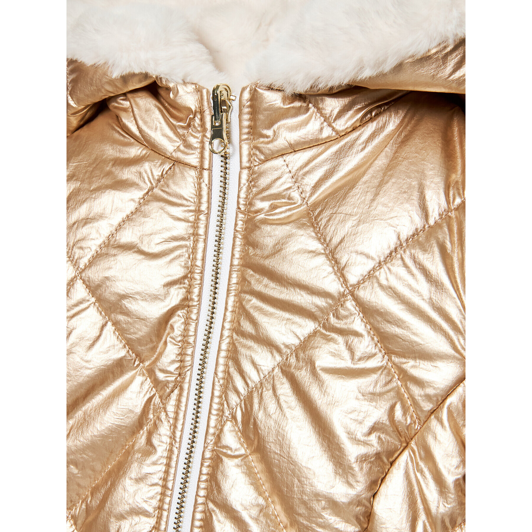 Guess Пухено яке K2BL07 WEYO0 Златист Regular Fit - Pepit.bg