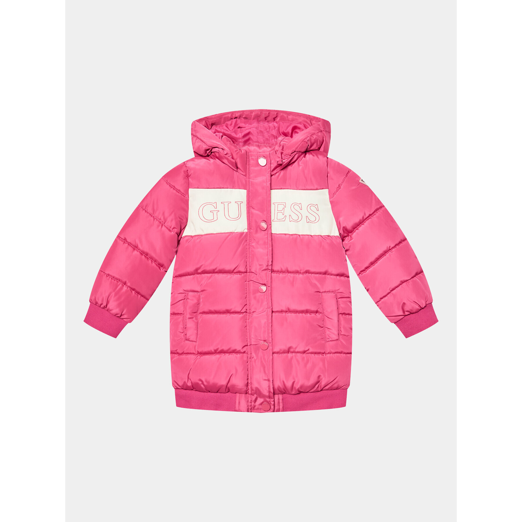 Guess Пухено яке K3BL02 WB240 Розов Regular Fit - Pepit.bg
