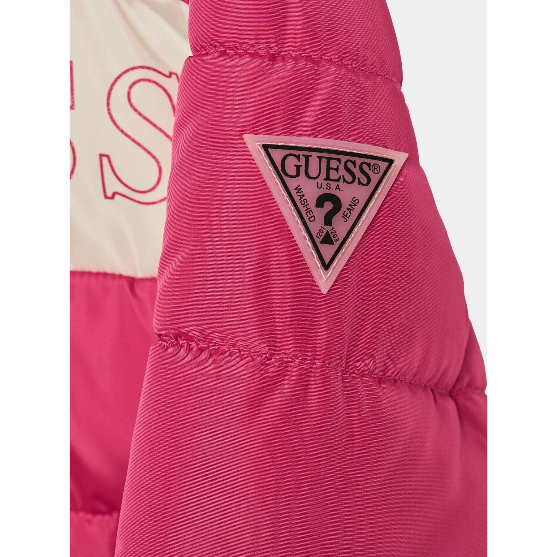 Guess Пухено яке K3BL02 WB240 Розов Regular Fit - Pepit.bg