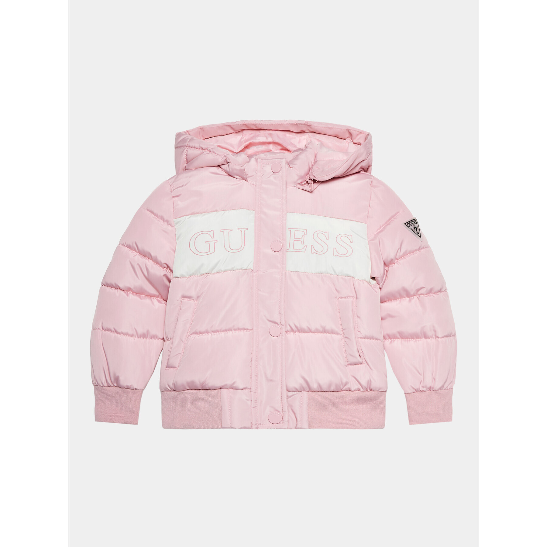 Guess Пухено яке K3BL04 WB240 Розов Regular Fit - Pepit.bg