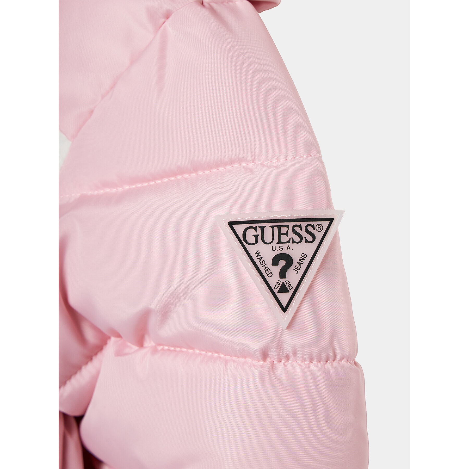 Guess Пухено яке K3BL04 WB240 Розов Regular Fit - Pepit.bg