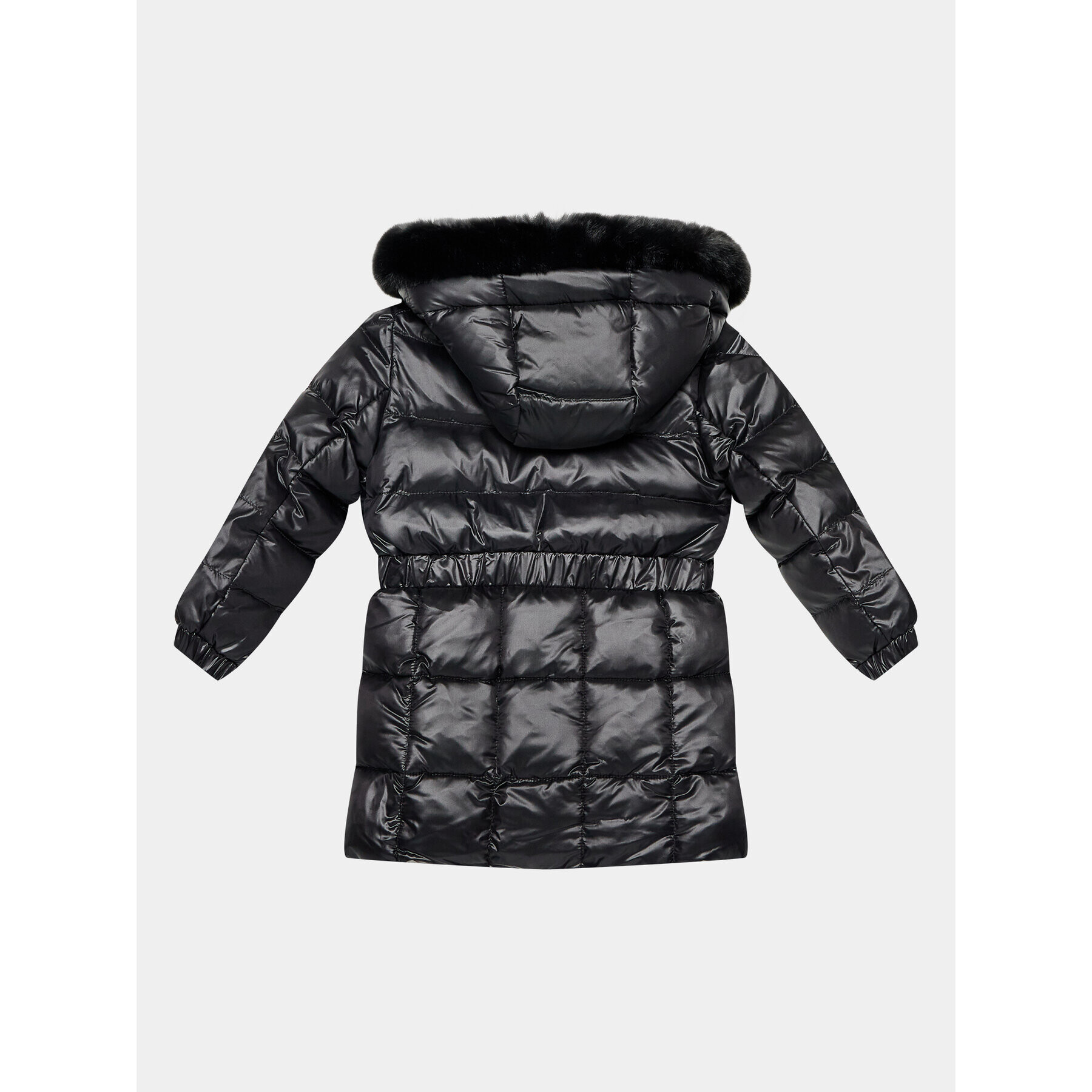 Guess Пухено яке K3BL06 WB080 Черен Regular Fit - Pepit.bg