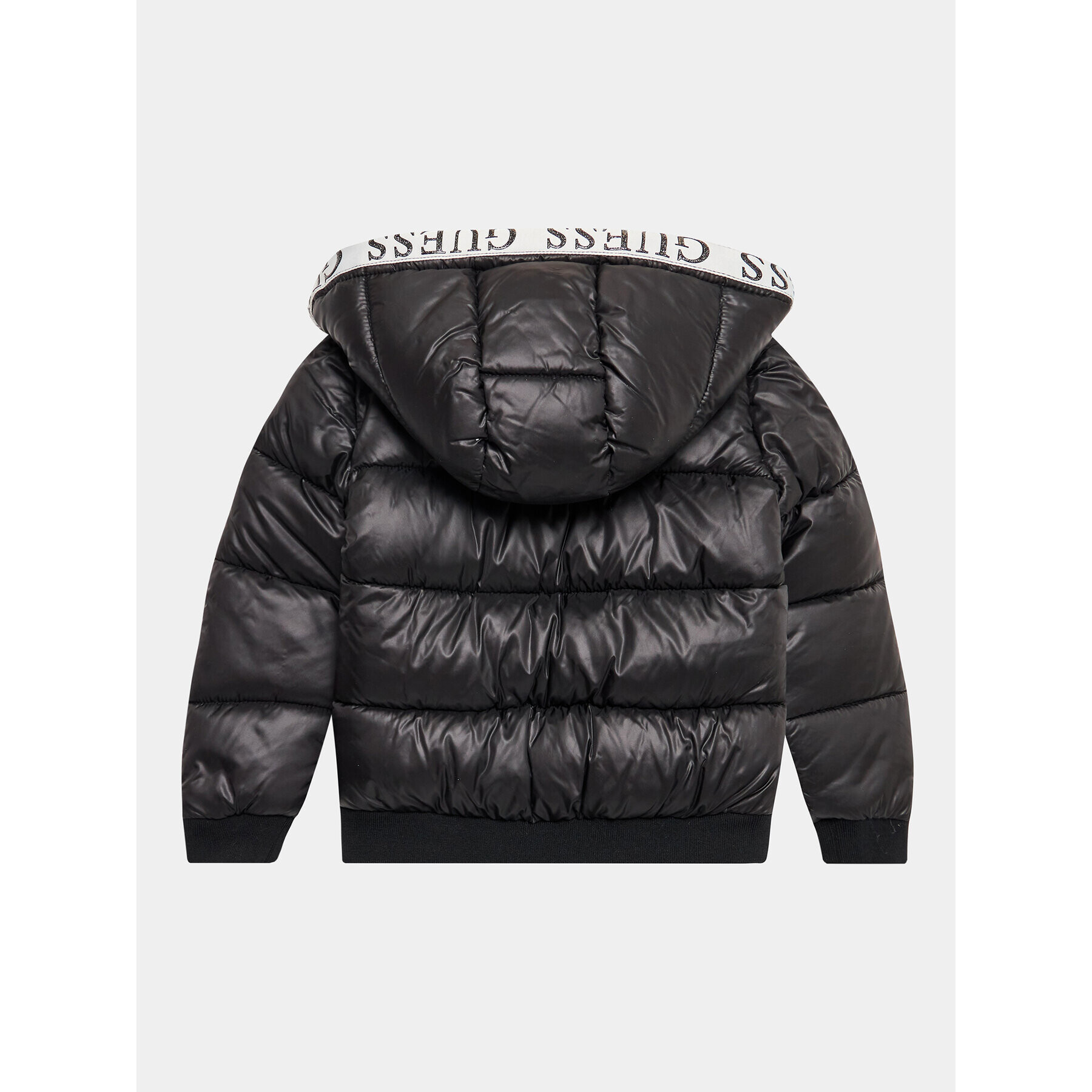 Guess Пухено яке K3YL08 WEGY0 Черен Regular Fit - Pepit.bg