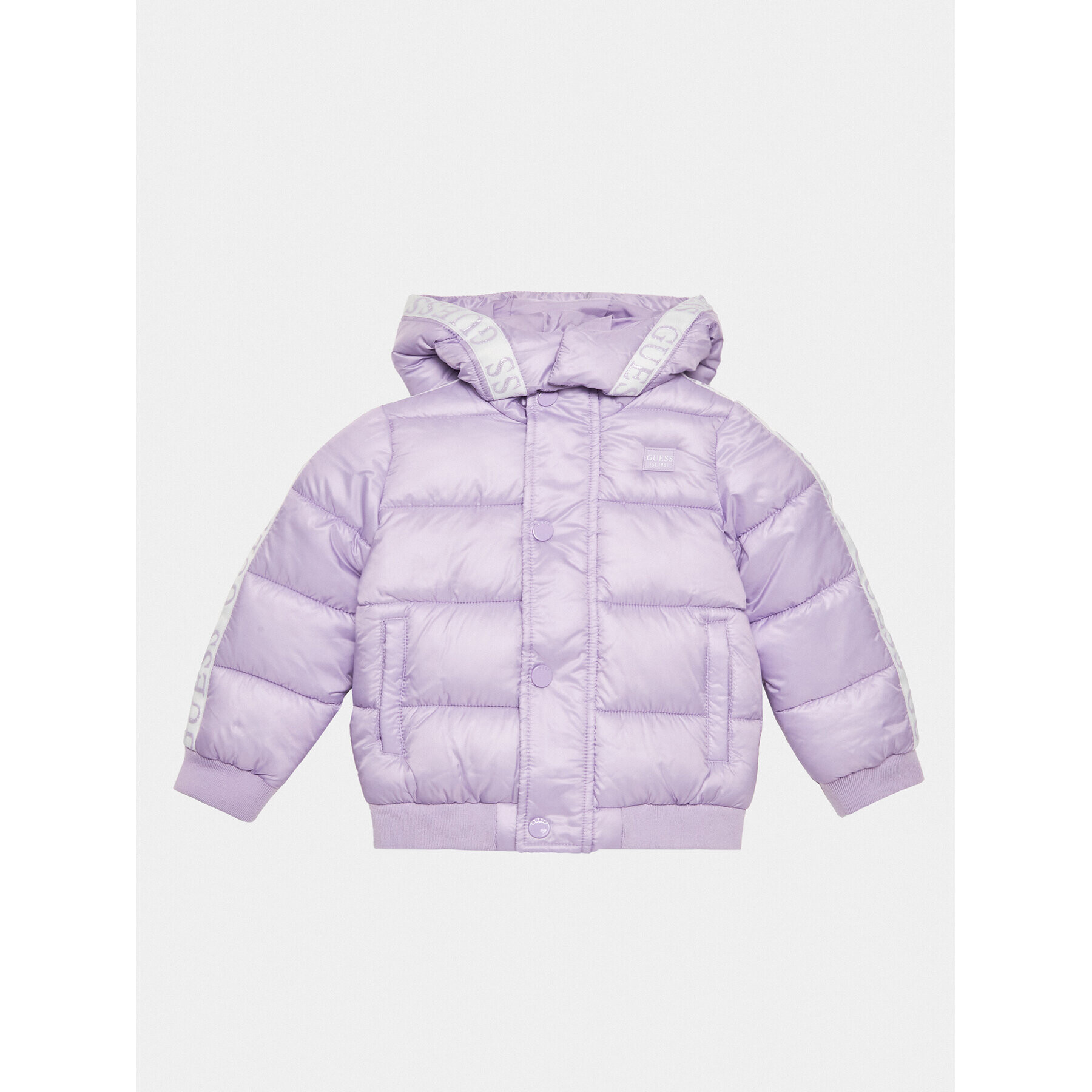 Guess Пухено яке K3YL08 WEGY0 Виолетов Regular Fit - Pepit.bg
