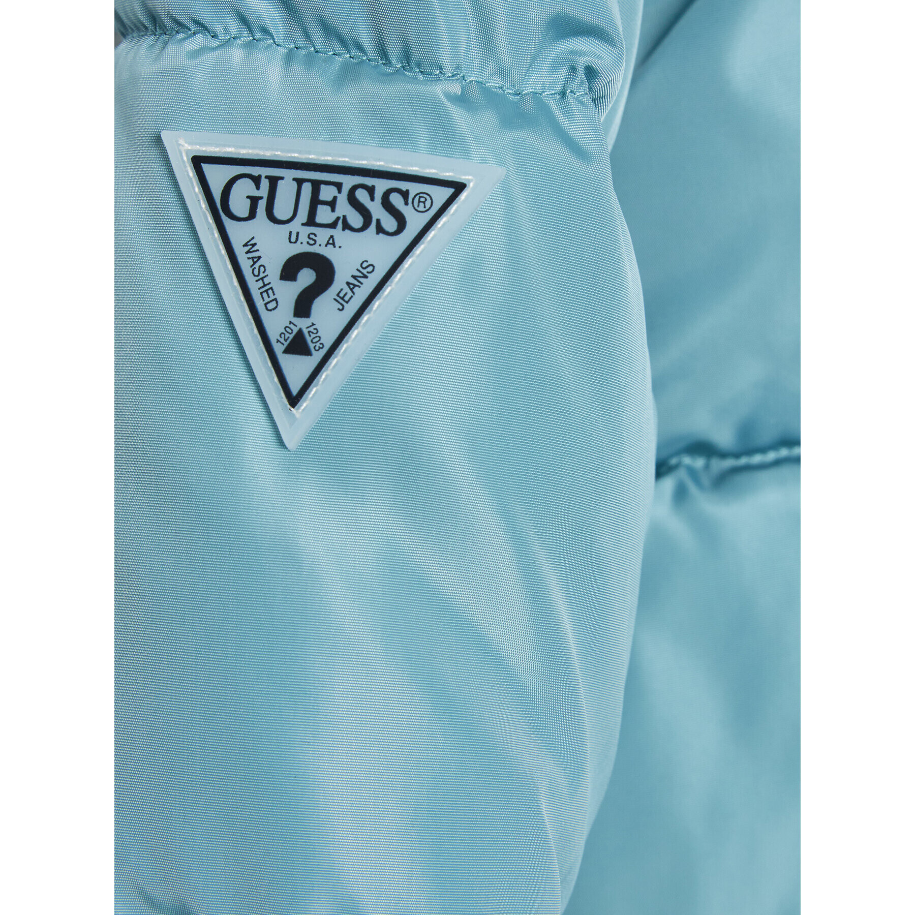 Guess Пухено яке L3BL02 WB240 Син Regular Fit - Pepit.bg