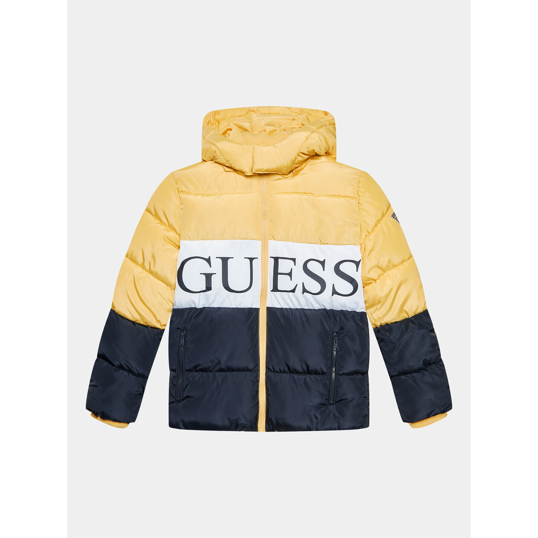 Guess Пухено яке L3BL02 WB240 Жълт Regular Fit - Pepit.bg