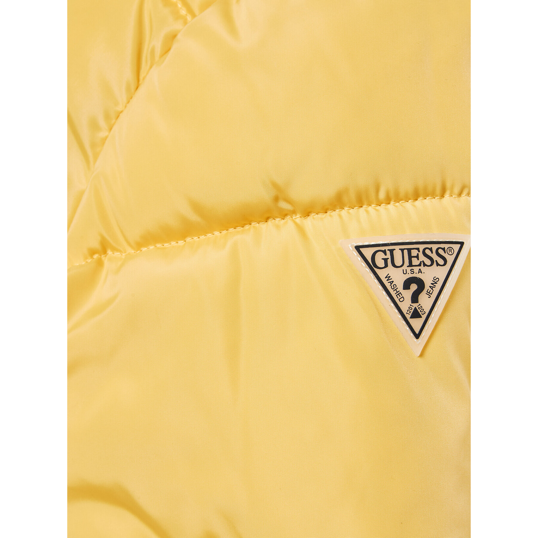 Guess Пухено яке L3BL02 WB240 Жълт Regular Fit - Pepit.bg