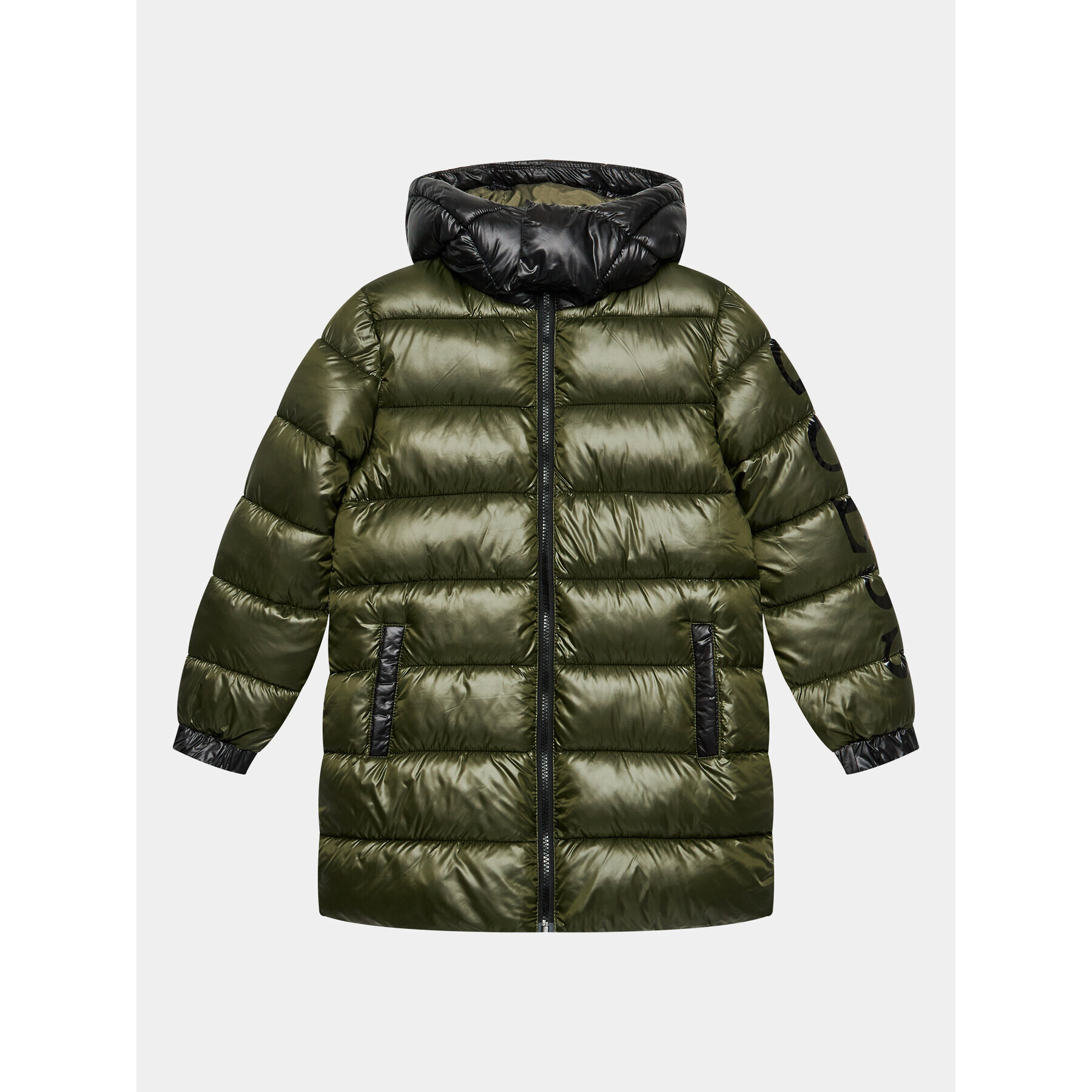 Guess Пухено яке L3BL21 WEGY0 Зелен Regular Fit - Pepit.bg