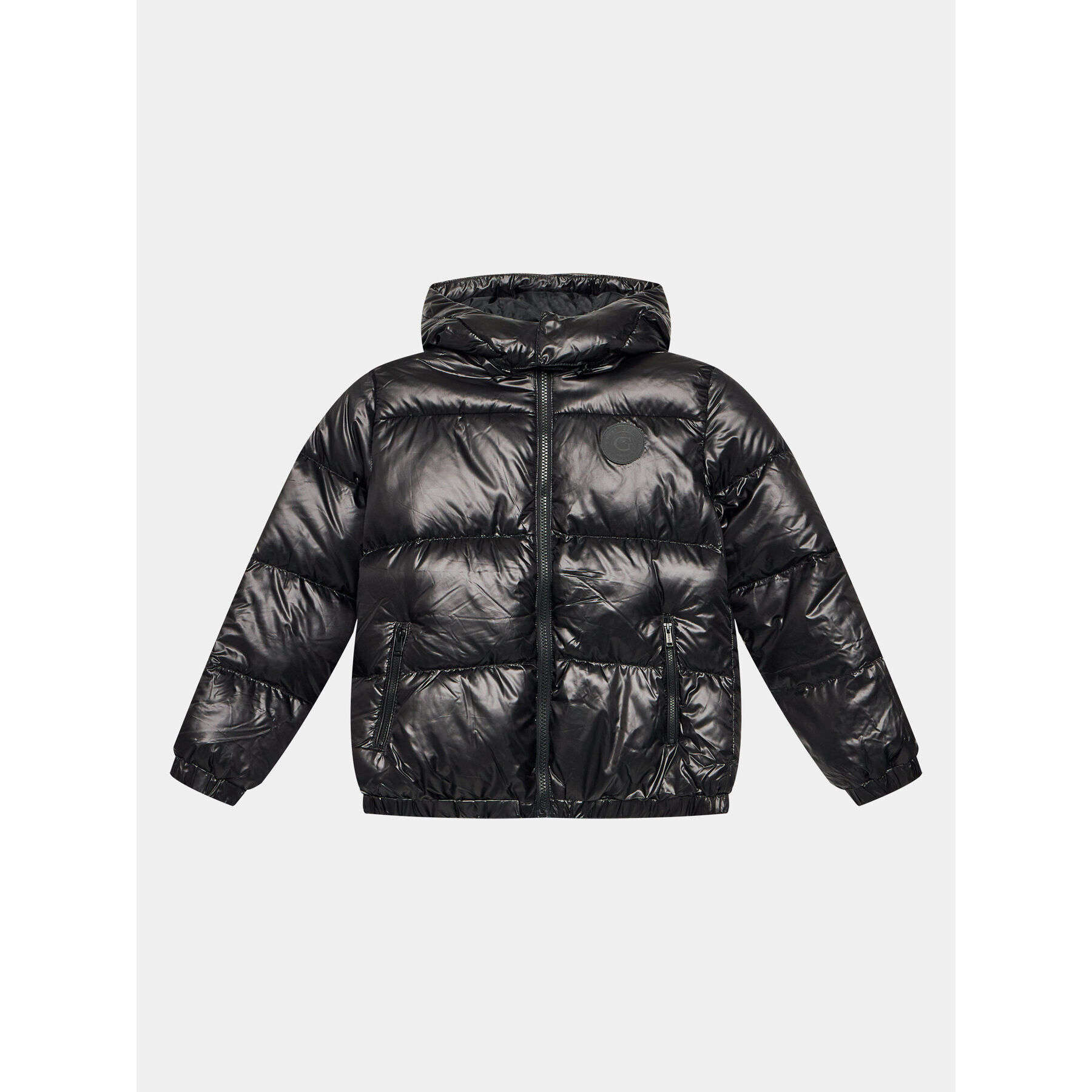 Guess Пухено яке L3BL22 WEGY0 Черен Regular Fit - Pepit.bg