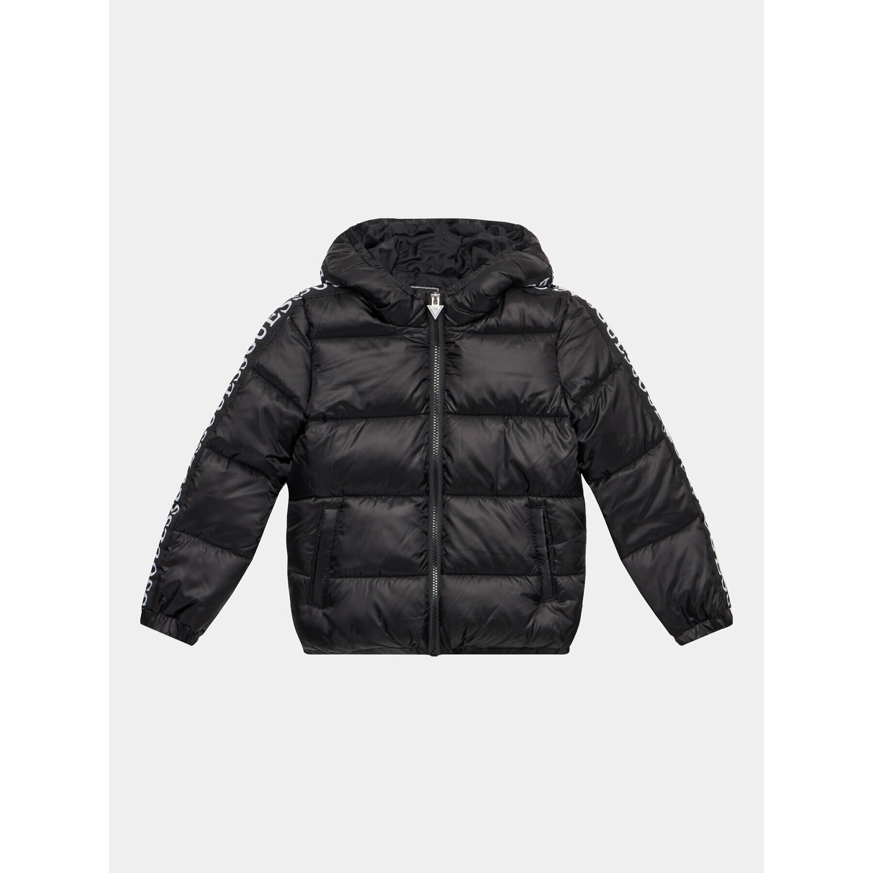 Guess Пухено яке L3YL01 WEGY0 Черен Regular Fit - Pepit.bg
