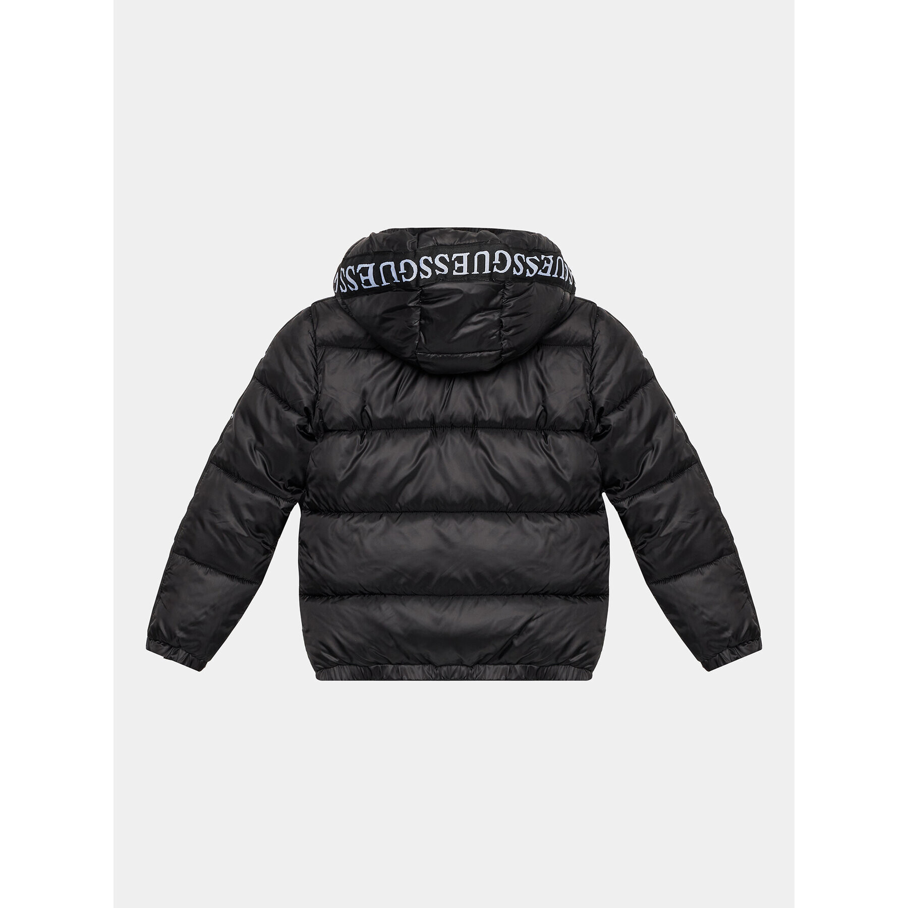 Guess Пухено яке L3YL01 WEGY0 Черен Regular Fit - Pepit.bg