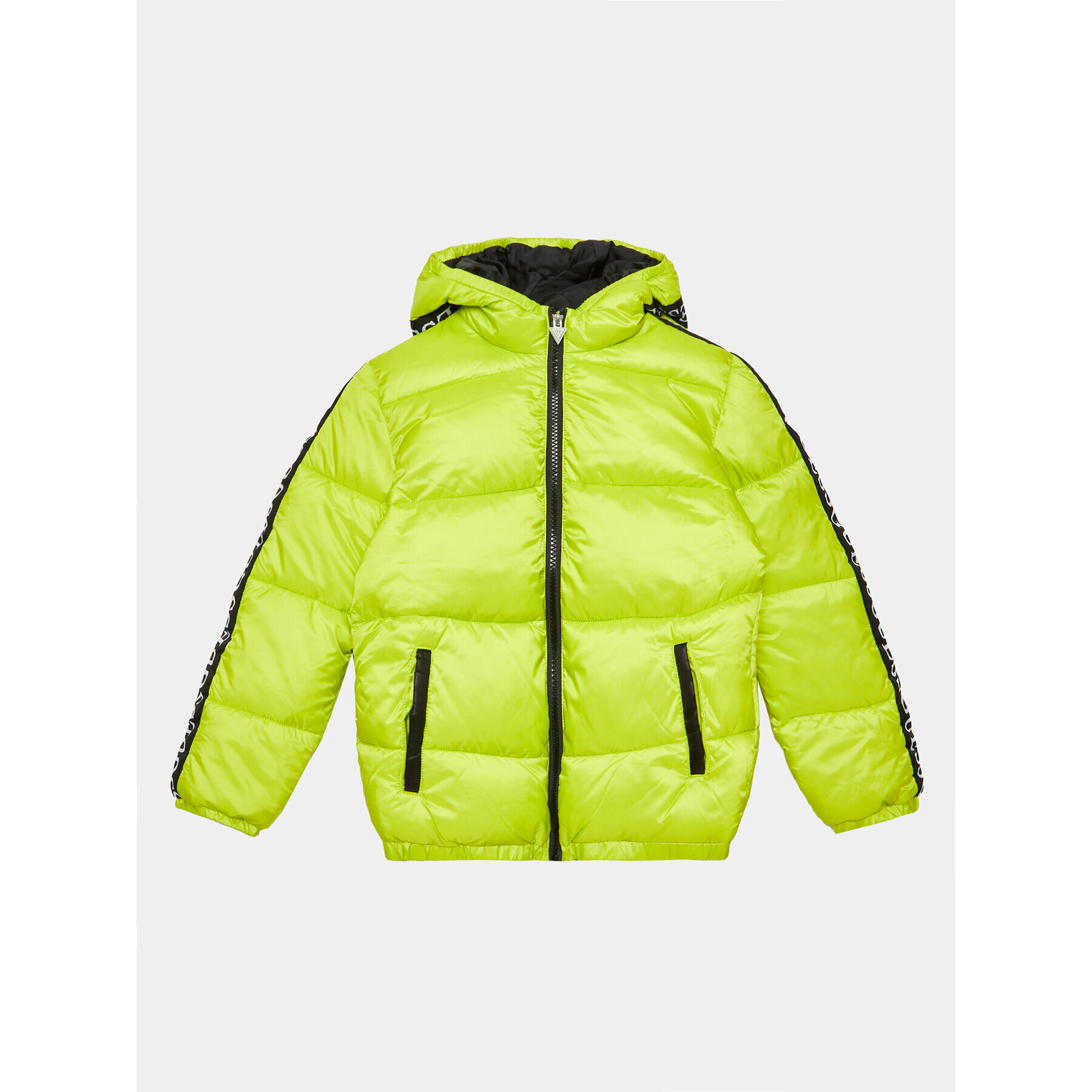 Guess Пухено яке L3YL01 WEGY0 Зелен Regular Fit - Pepit.bg