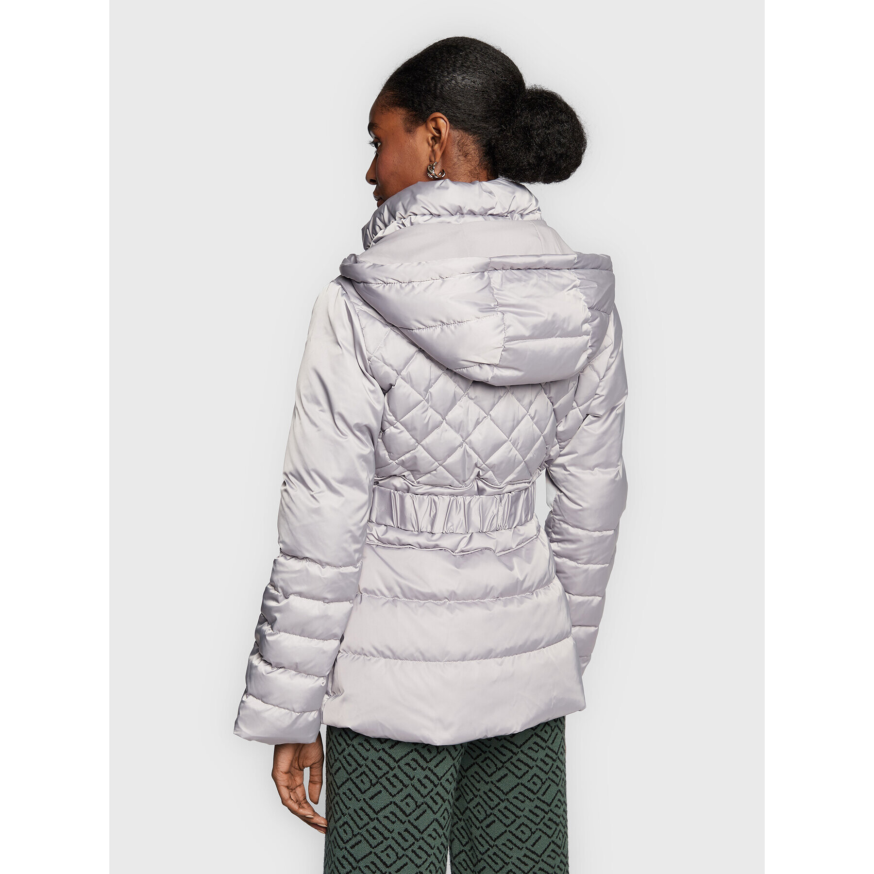 Guess Пухено яке Laurie W2BL60 WEX52 Сив Regular Fit - Pepit.bg