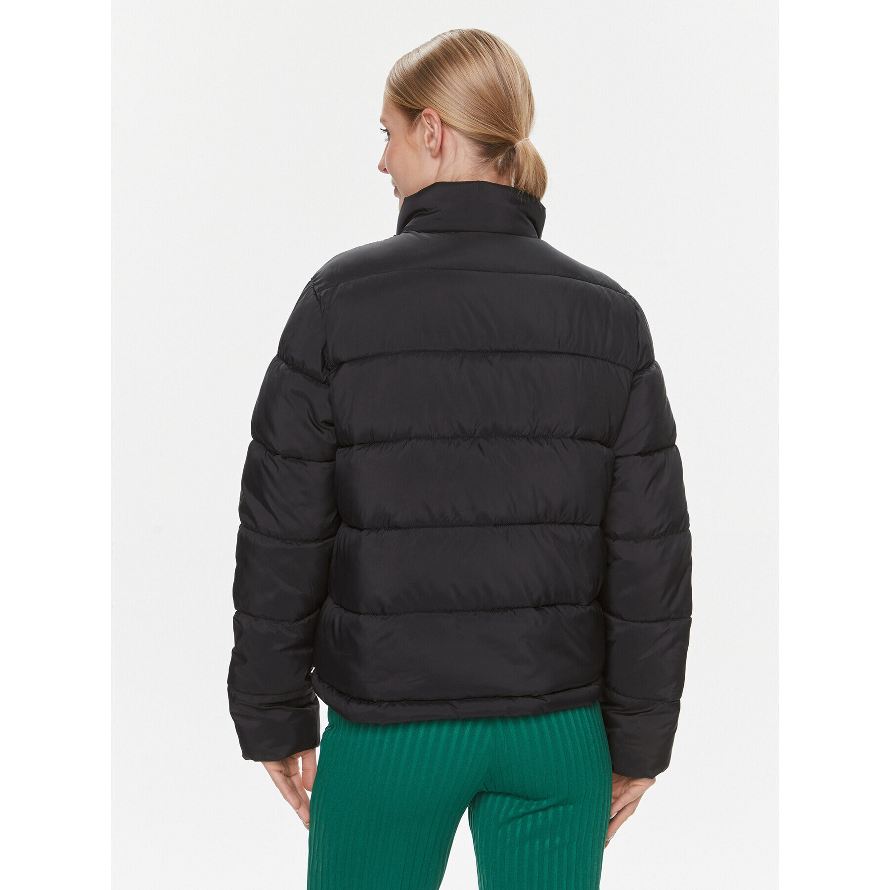 Guess Пухено яке Logo V4RL00 WFYE2 Черен Regular Fit - Pepit.bg