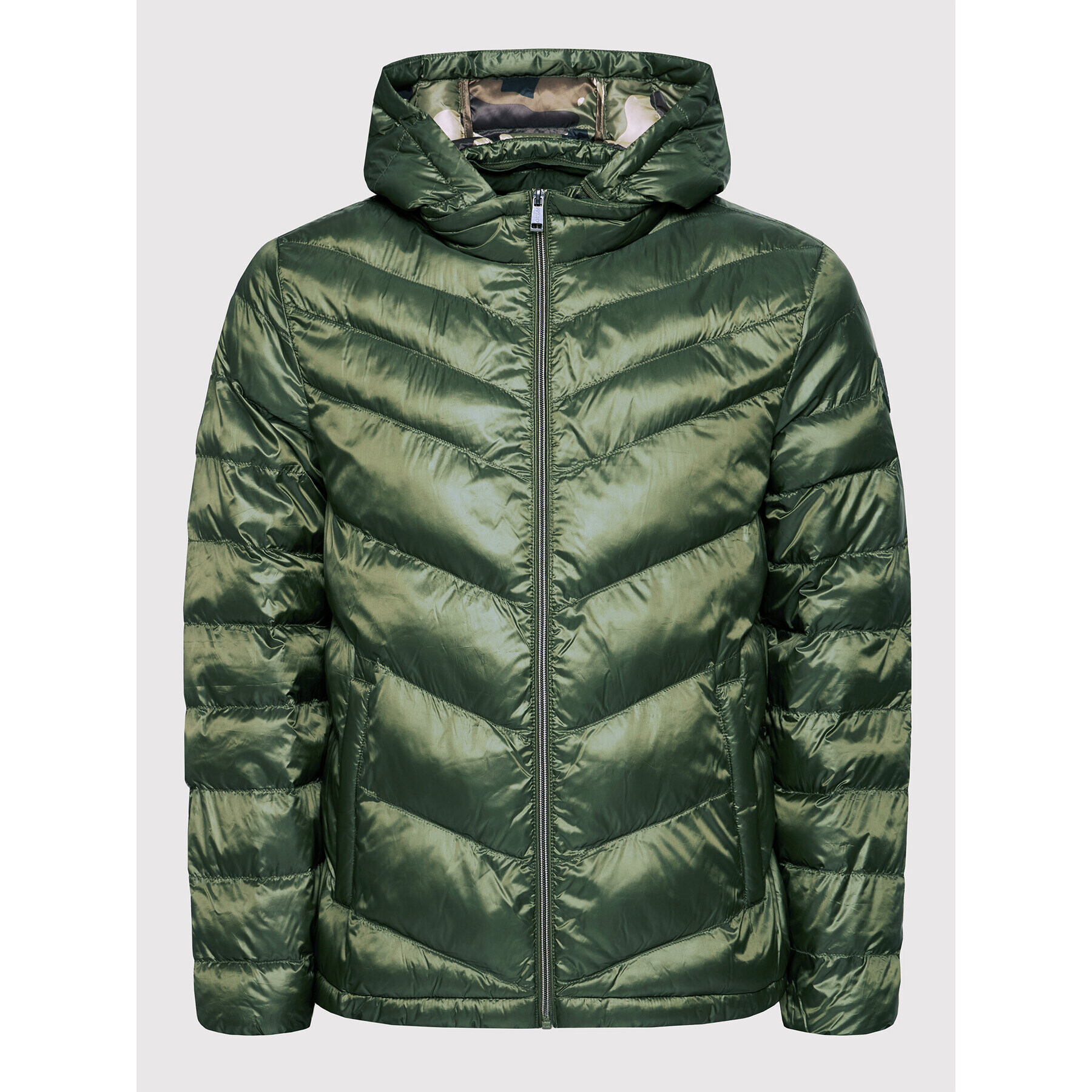 Guess Пухено яке M1YL45 WDZH2 Зелен Regular Fit - Pepit.bg