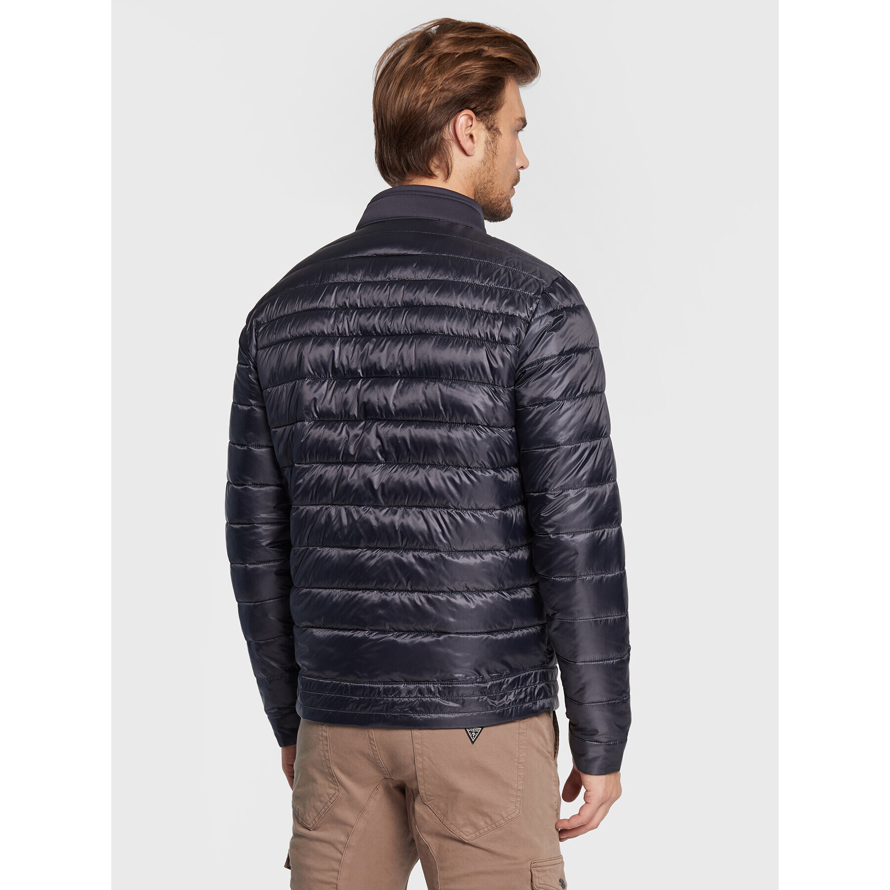 Guess Пухено яке M2BL18 WEYY2 Тъмносин Regular Fit - Pepit.bg