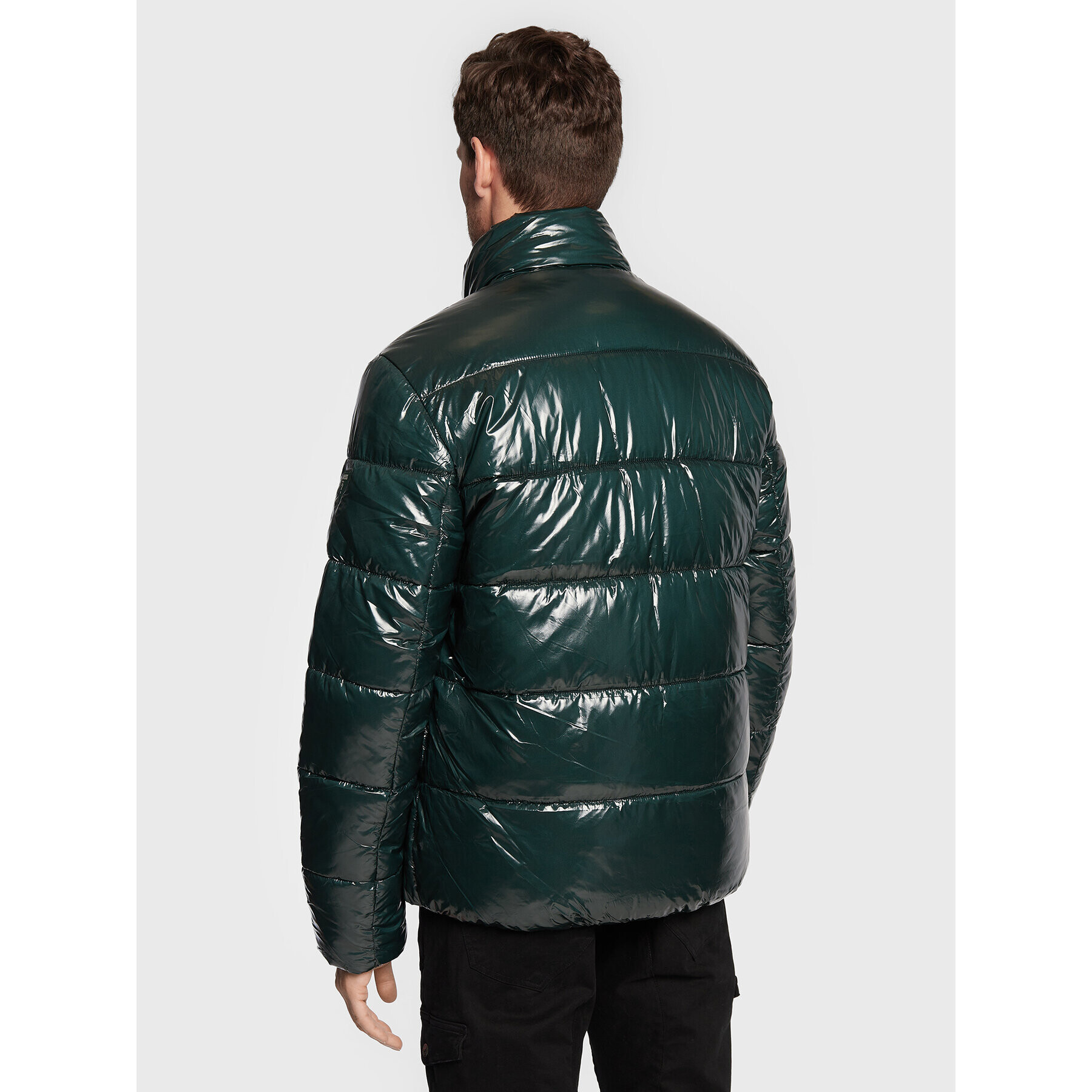 Guess Пухено яке M2BL20 WEZ00 Зелен Regular Fit - Pepit.bg