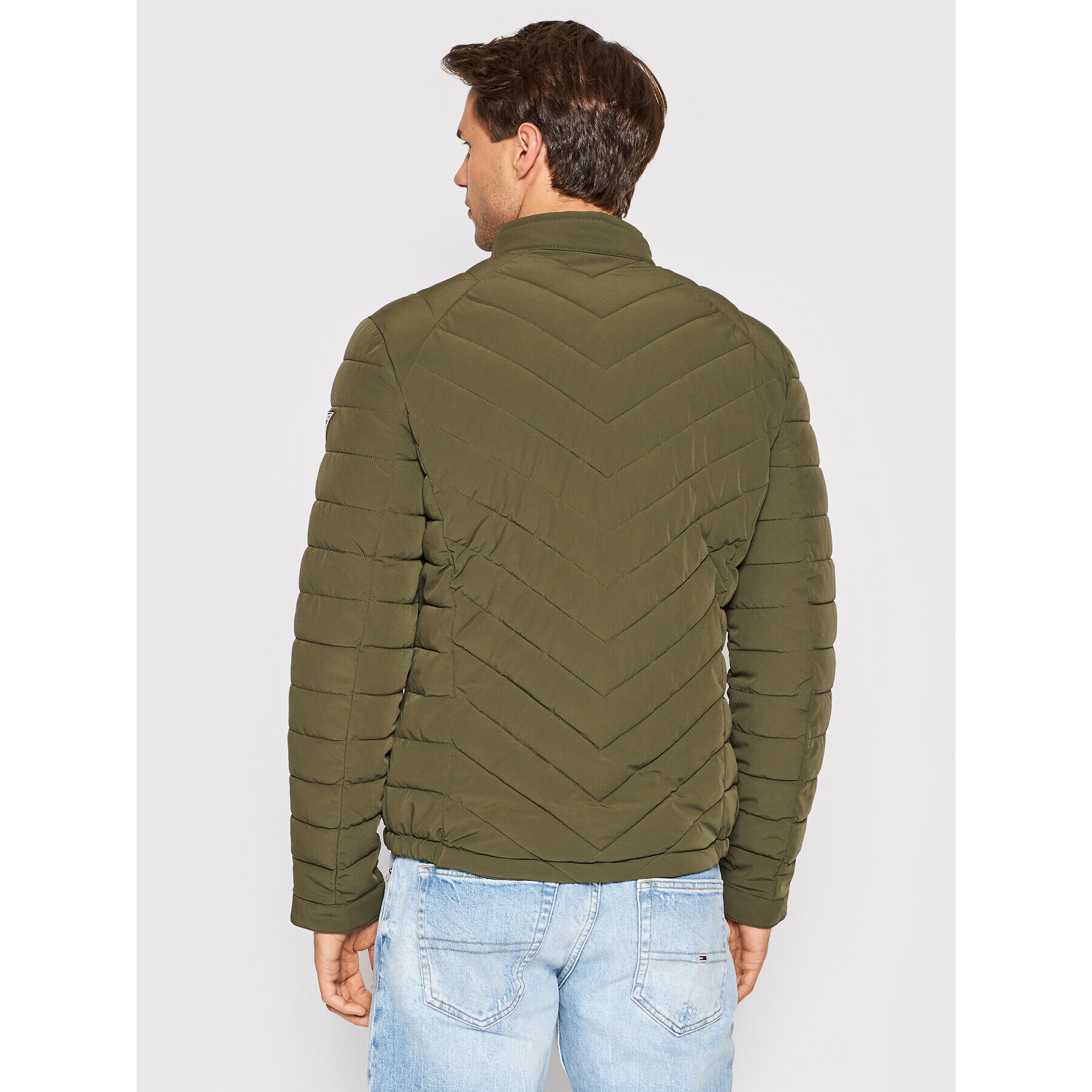 Guess Пухено яке M2YL05 W6NW2 Зелен Regular Fit - Pepit.bg