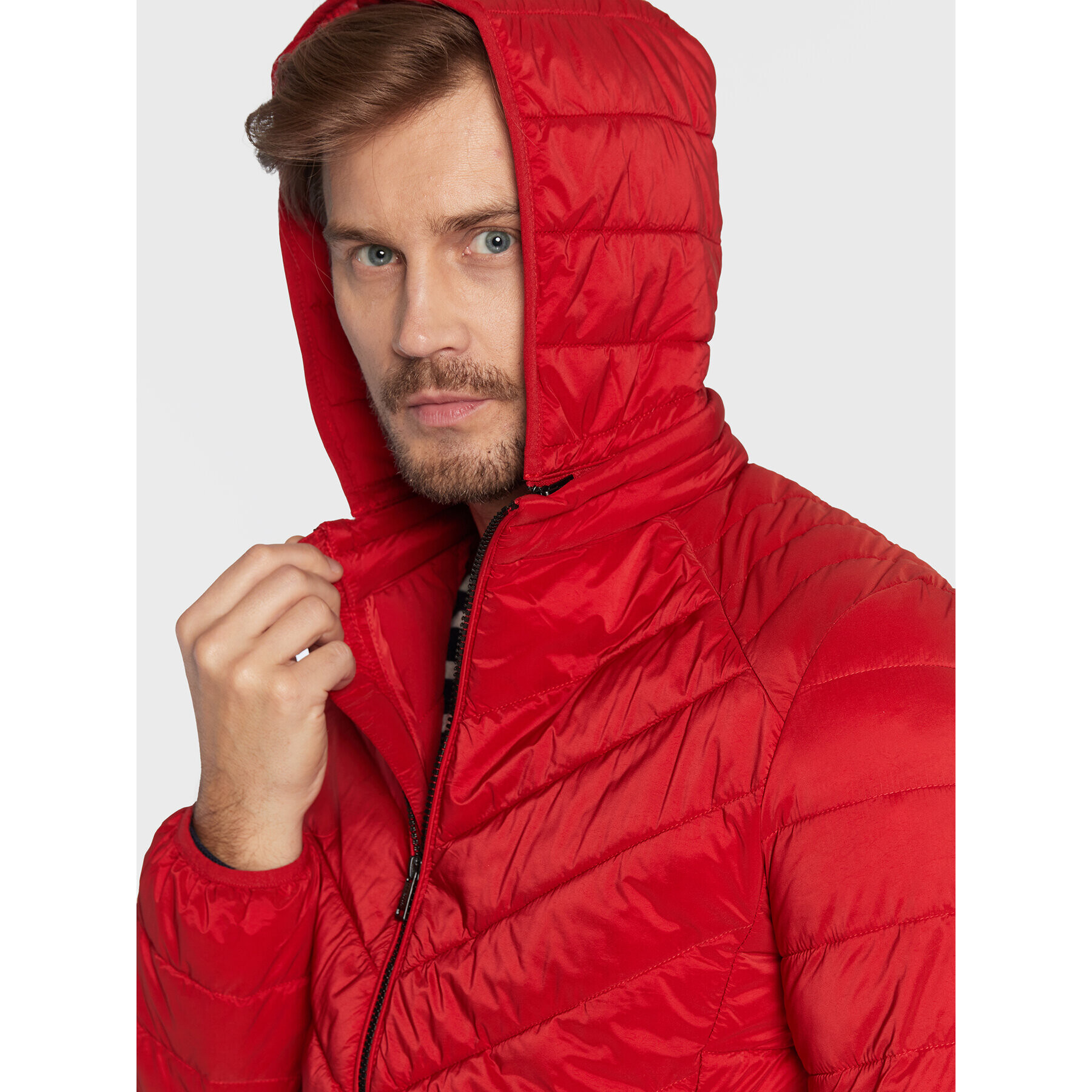 Guess Пухено яке M2YL15 WEQP0 Червен Regular Fit - Pepit.bg