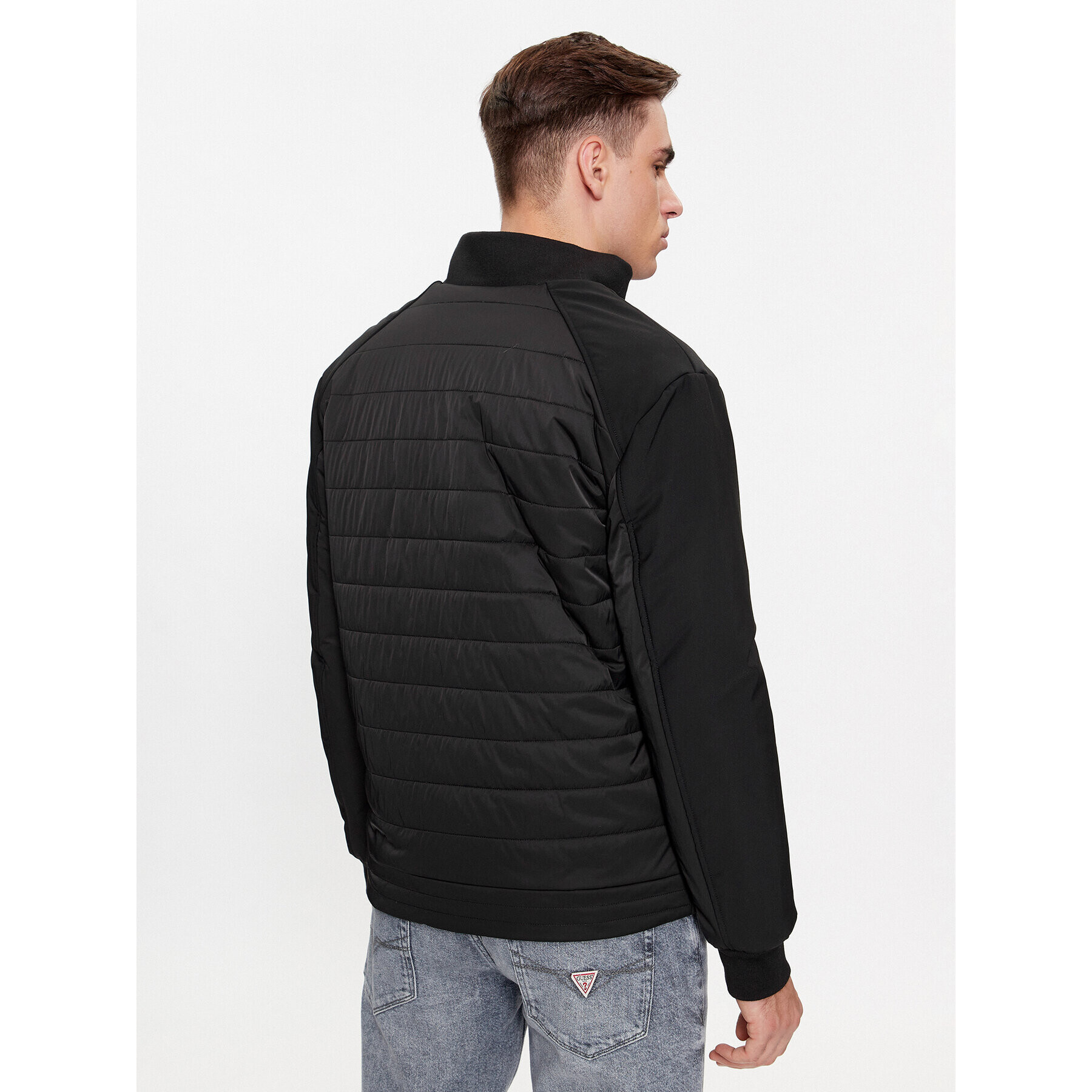 Guess Пухено яке M3BL11 WFOO0 Черен Regular Fit - Pepit.bg