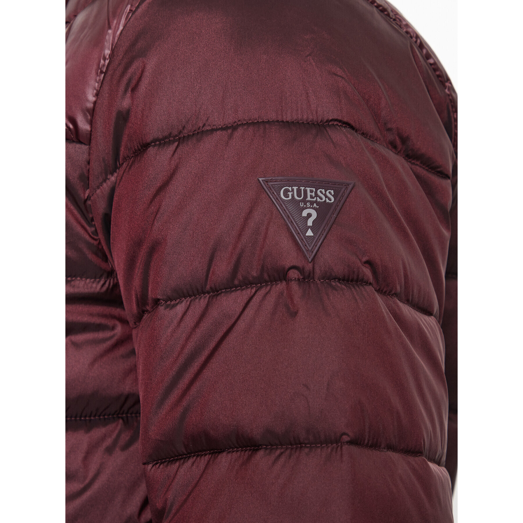 Guess Пухено яке M3BL12 WF5C2 Черен Regular Fit - Pepit.bg