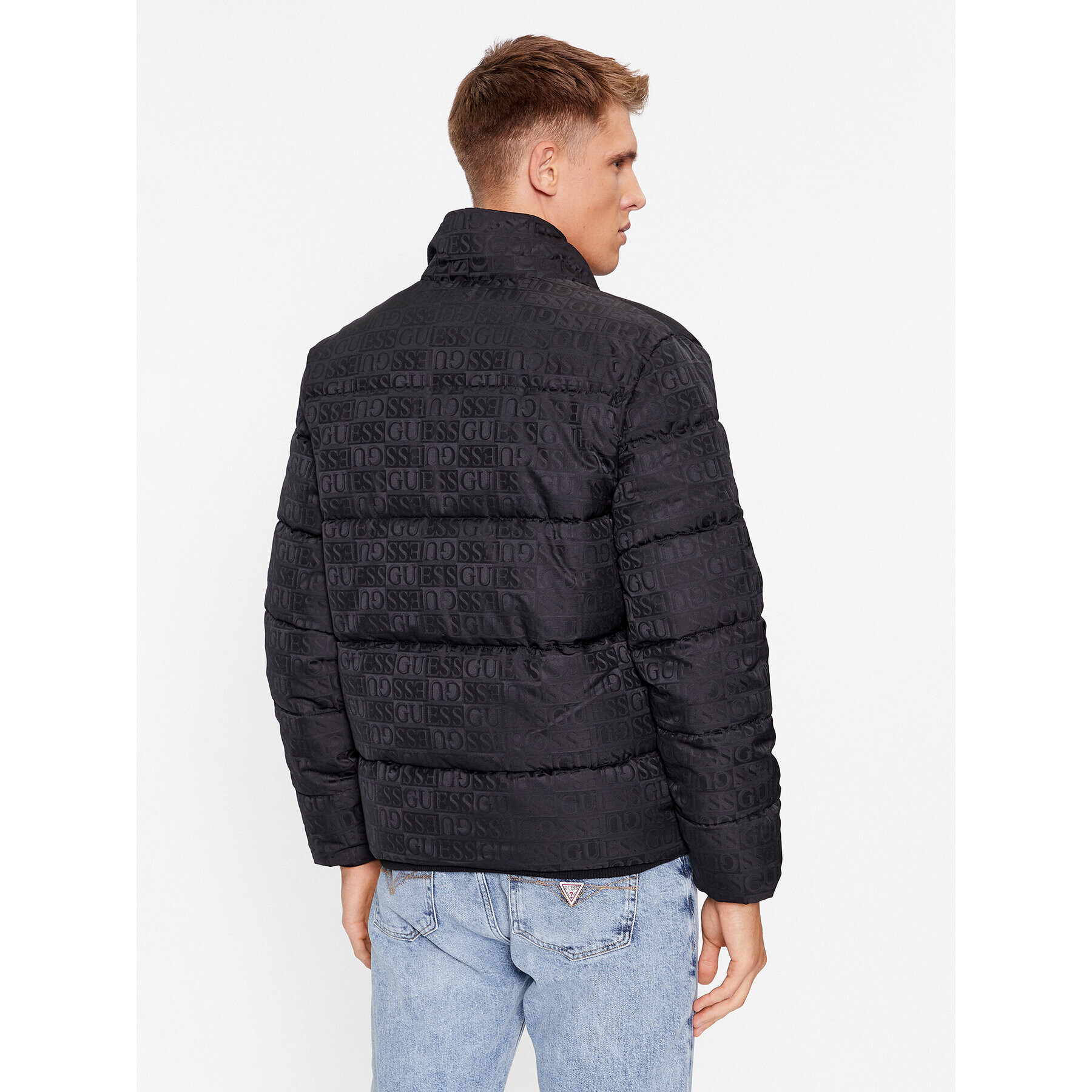 Guess Пухено яке M3BL13 WFOP2 Черен Regular Fit - Pepit.bg