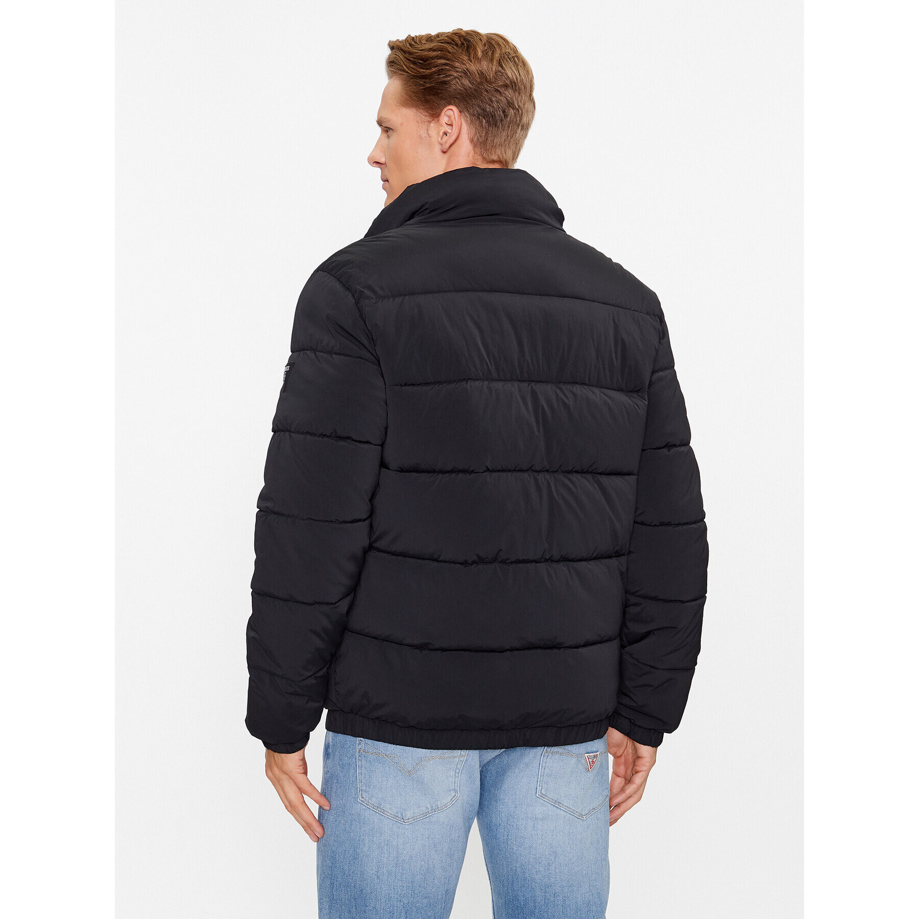 Guess Пухено яке M3BL18 WFOU2 Черен Regular Fit - Pepit.bg