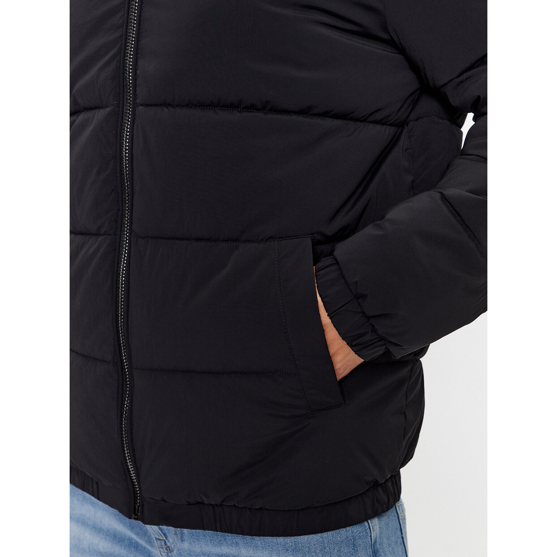 Guess Пухено яке M3BL18 WFOU2 Черен Regular Fit - Pepit.bg