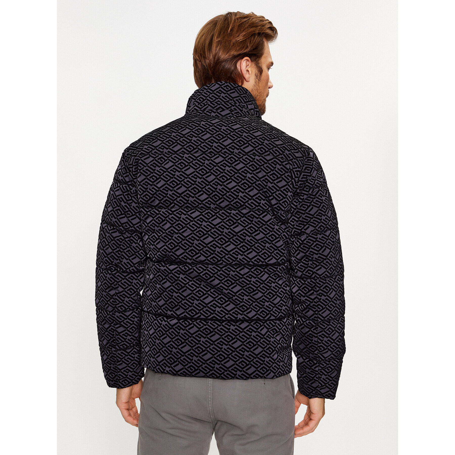 Guess Пухено яке M3BL19 WFOV0 Черен Regular Fit - Pepit.bg