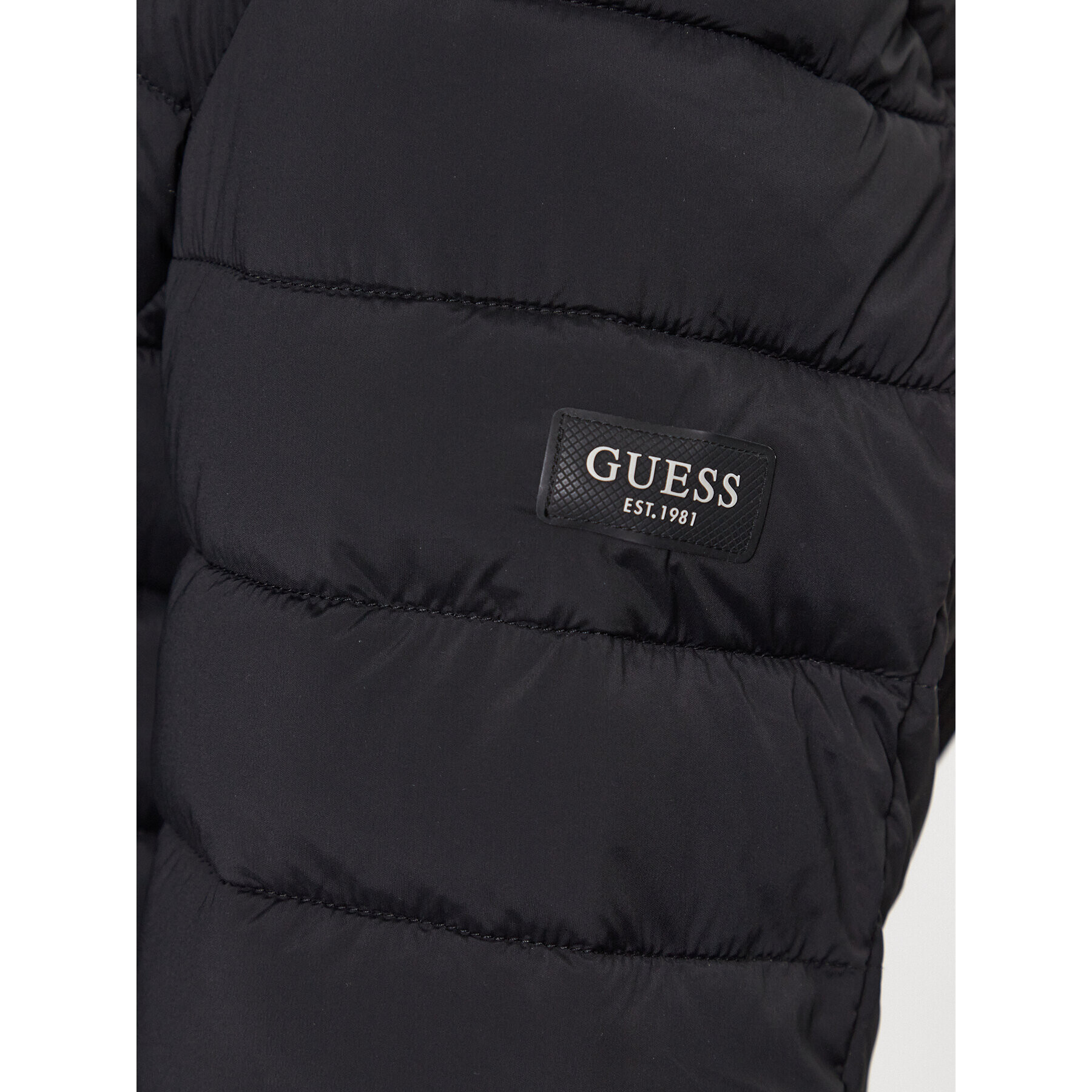 Guess Пухено яке M3YL15 WFHC2 Черен Regular Fit - Pepit.bg