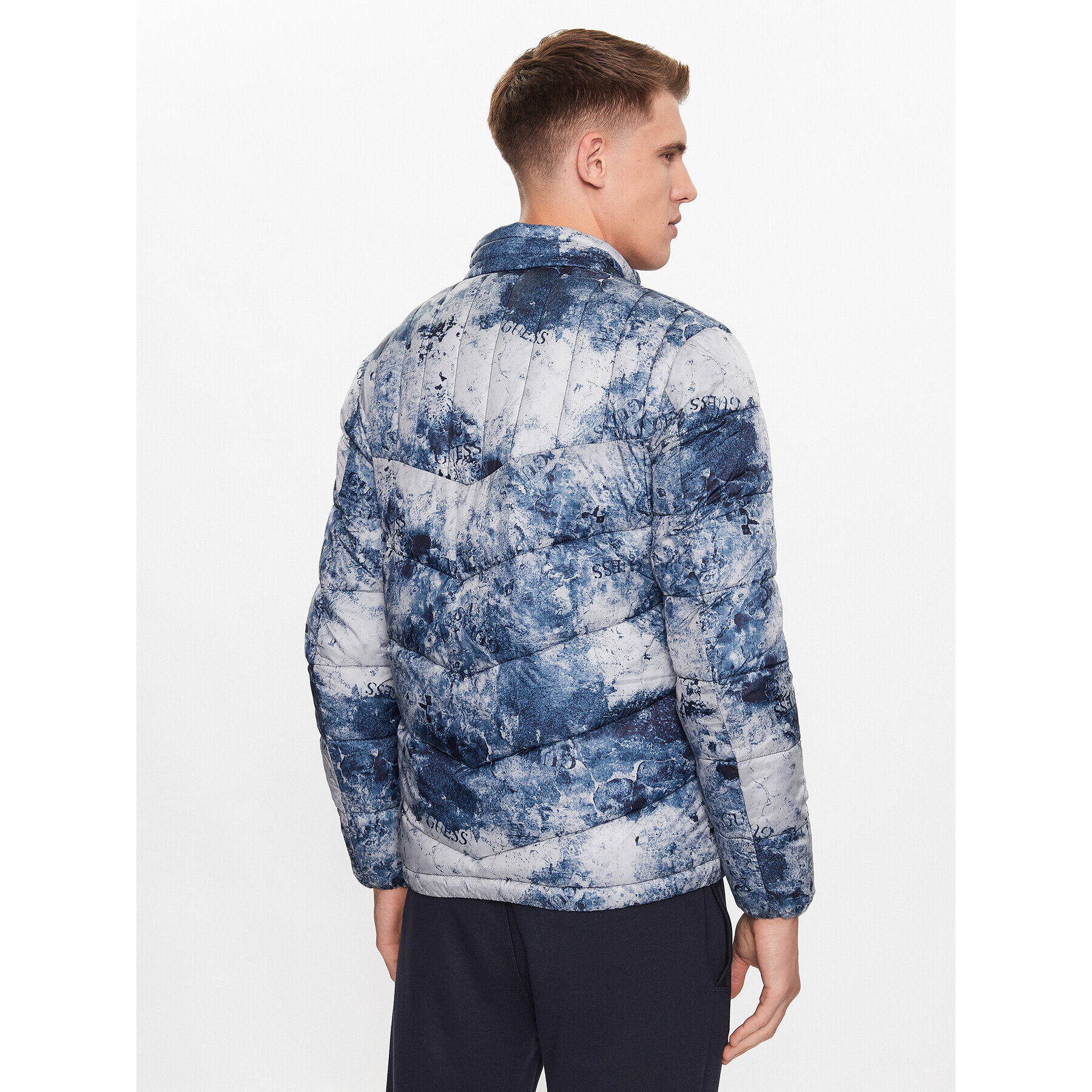 Guess Пухено яке M3YL45 WFHG2 Син Regular Fit - Pepit.bg