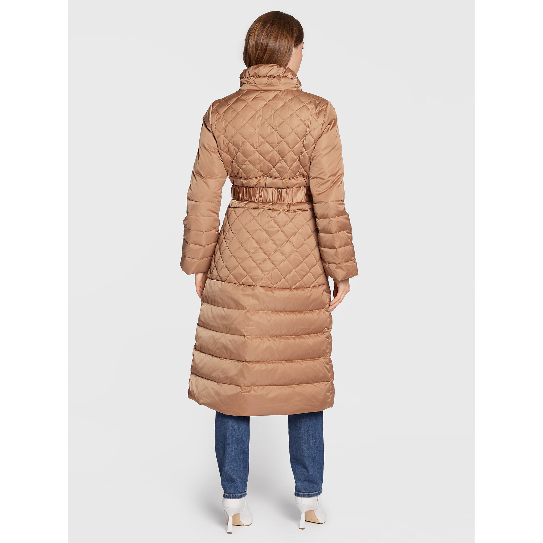 Guess Пухено яке Marlene W2BL64 WEX52 Кафяв Regular Fit - Pepit.bg
