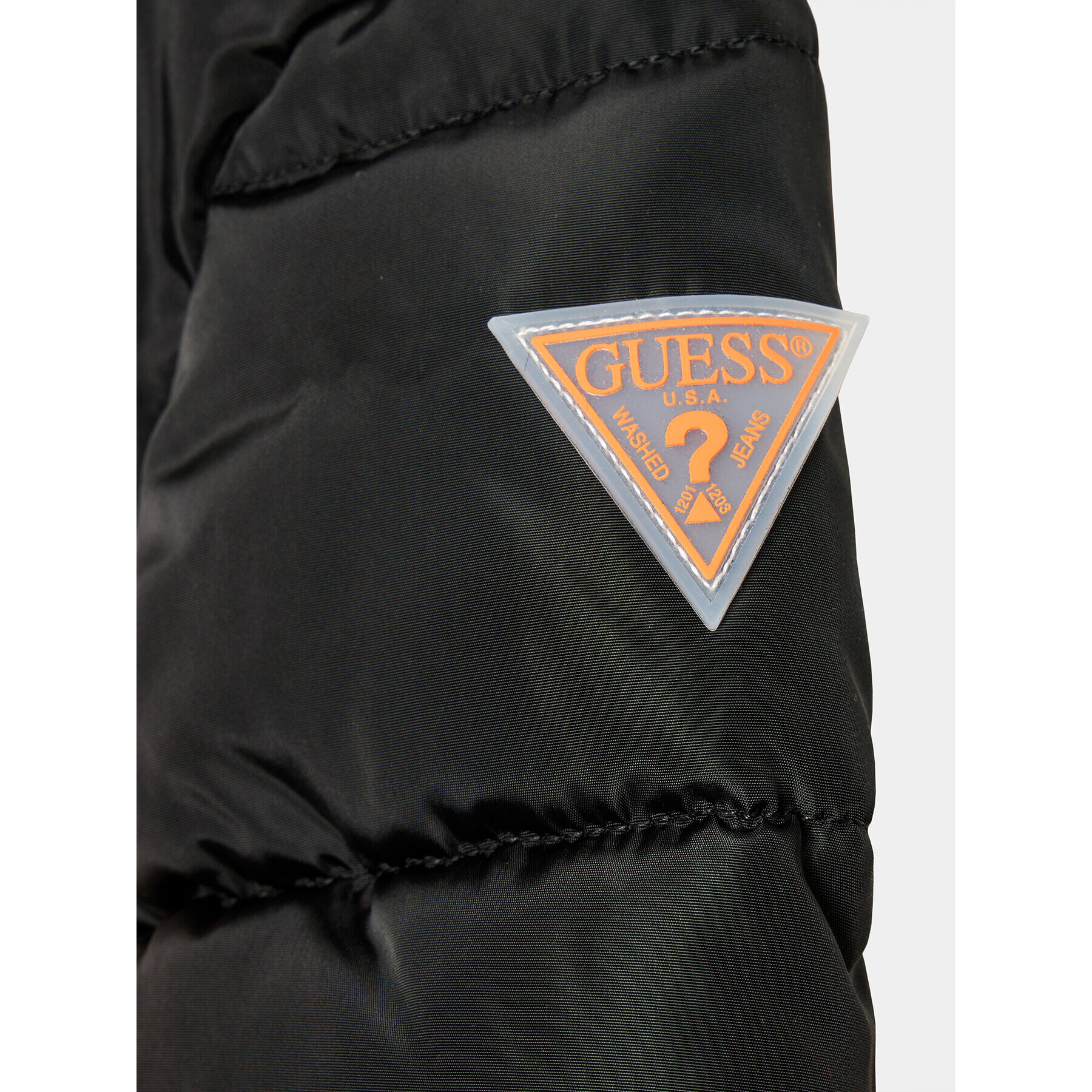 Guess Пухено яке N3BL02 WB240 Оранжев Regular Fit - Pepit.bg