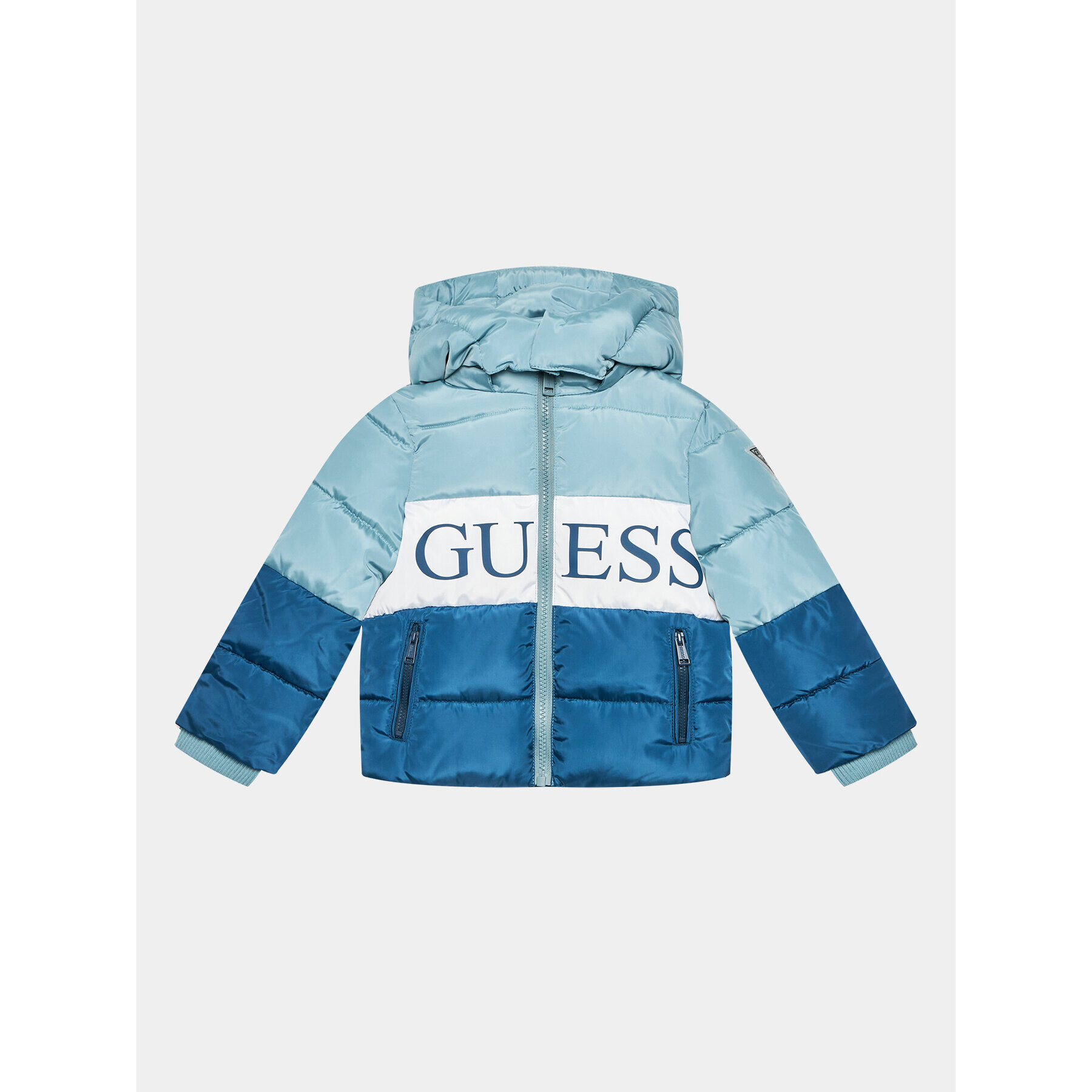 Guess Пухено яке N3BL02 WB240 Син Regular Fit - Pepit.bg