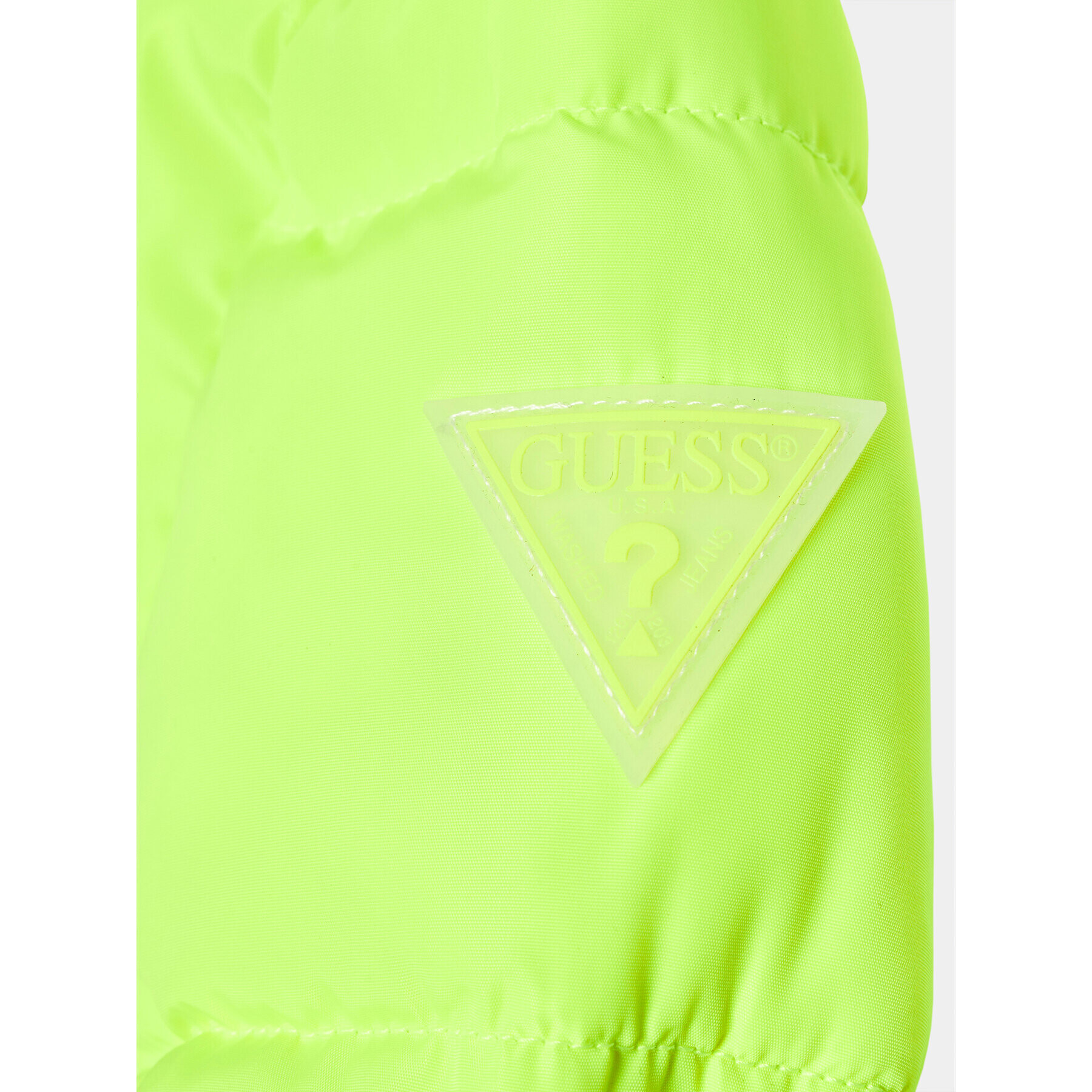 Guess Пухено яке N3BL02 WB240 Жълт Regular Fit - Pepit.bg