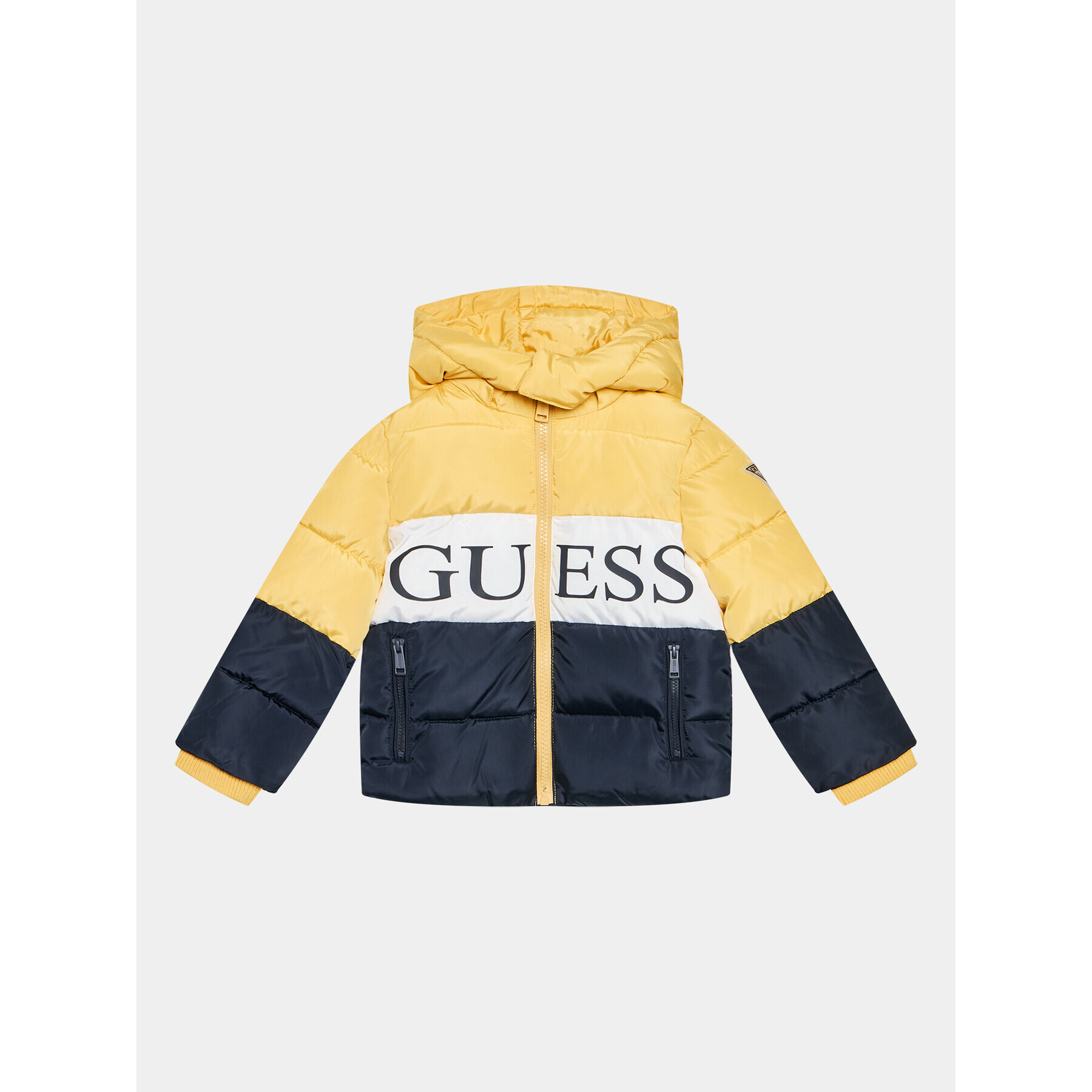 Guess Пухено яке N3BL02 WB240 Жълт Regular Fit - Pepit.bg