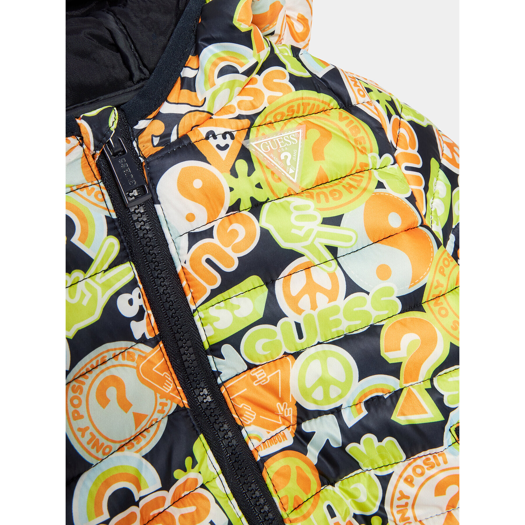 Guess Пухено яке N3YL05 WB310 Цветен Regular Fit - Pepit.bg