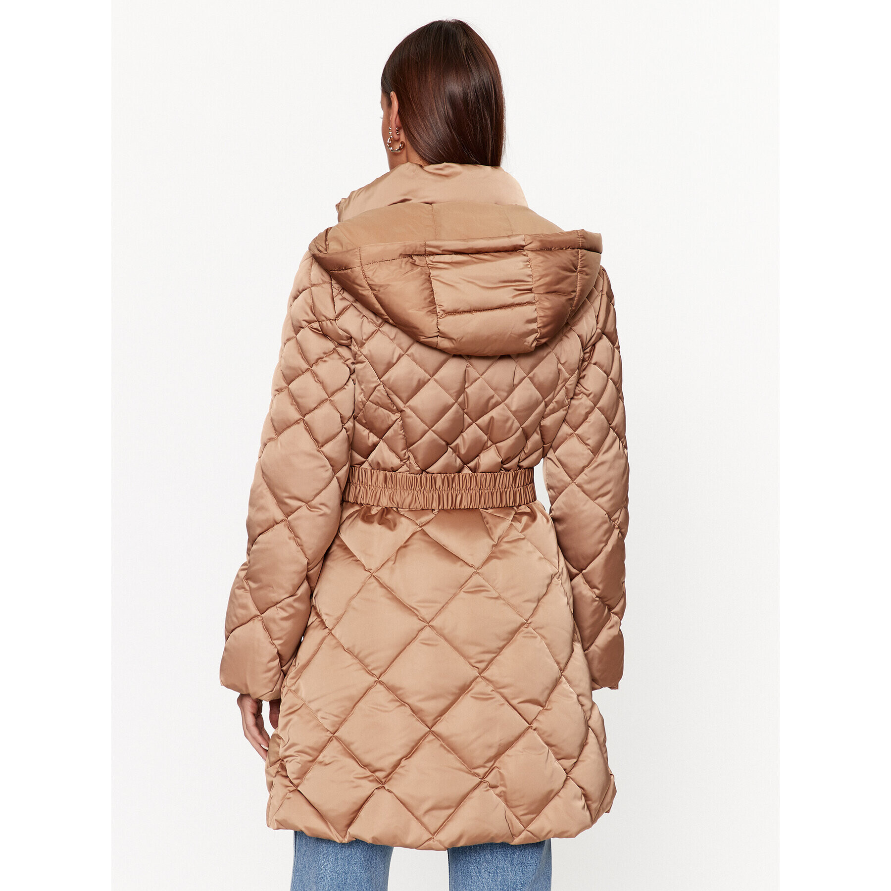 Guess Пухено яке Olga W3BL36 WEX52 Бежов Regular Fit - Pepit.bg
