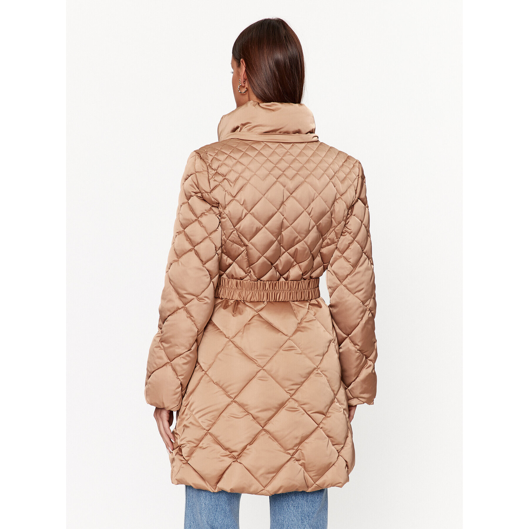 Guess Пухено яке Olga W3BL36 WEX52 Бежов Regular Fit - Pepit.bg