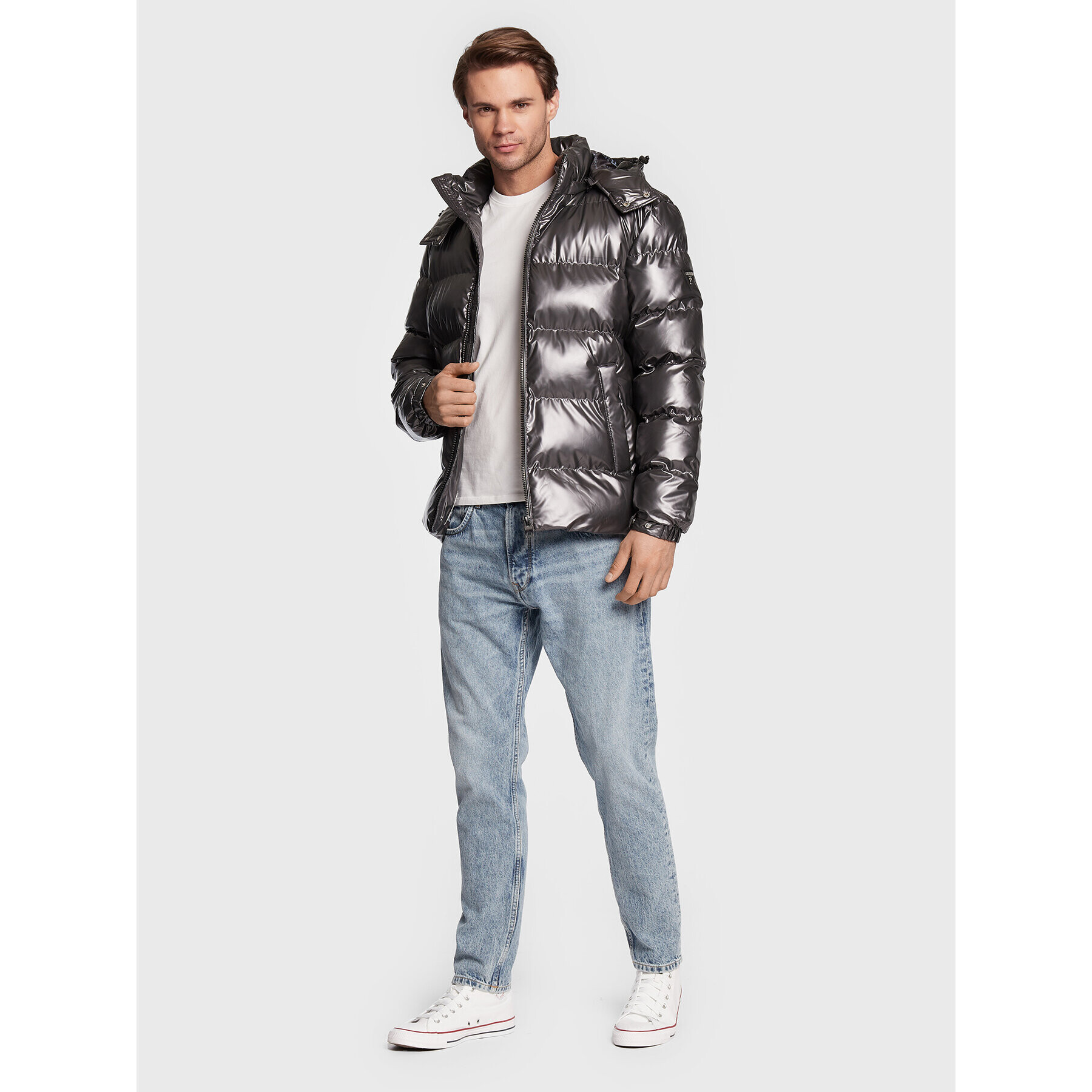 Guess Пухено яке Puffer M2BL42 WEZH0 Черен Regular Fit - Pepit.bg