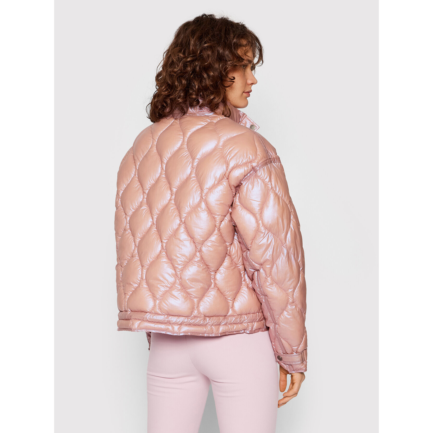 Guess Пухено яке W2GL04 WEGM0 Розов Regular Fit - Pepit.bg