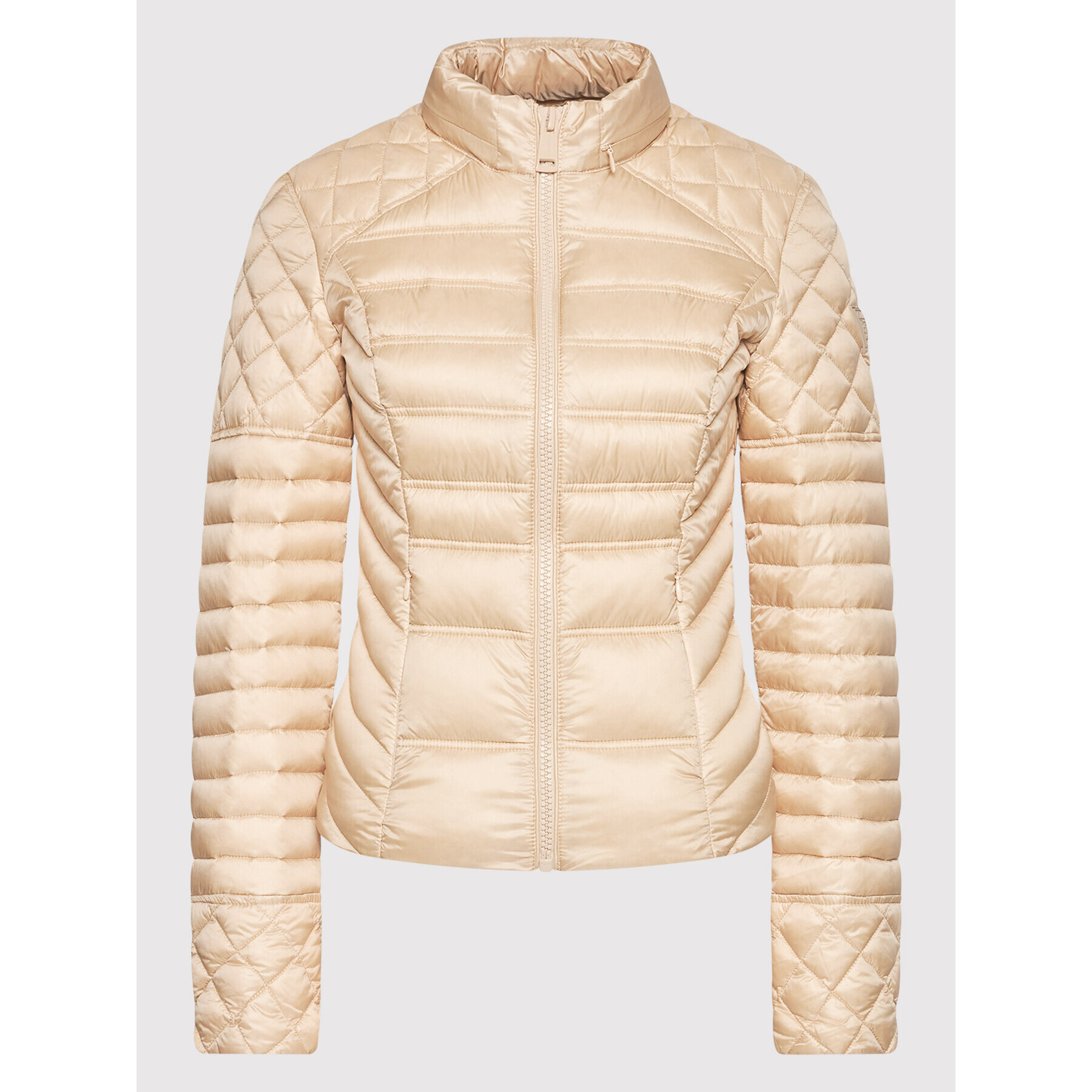 Guess Пухено яке W2RL26 WEGN0 Бежов Regular Fit - Pepit.bg