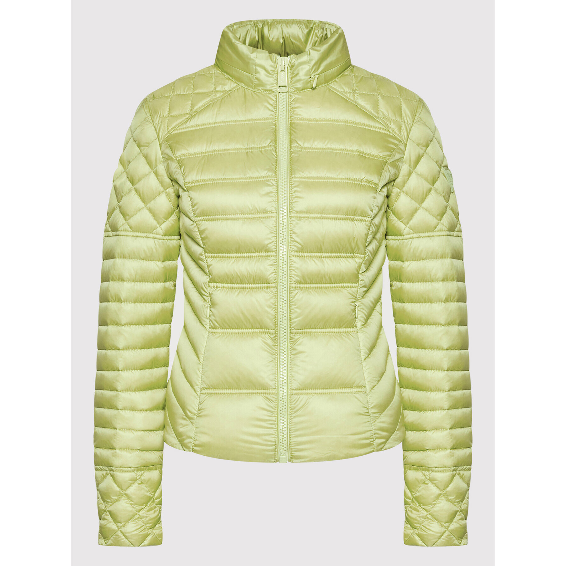Guess Пухено яке W2RL26 WEGN0 Зелен Regular Fit - Pepit.bg