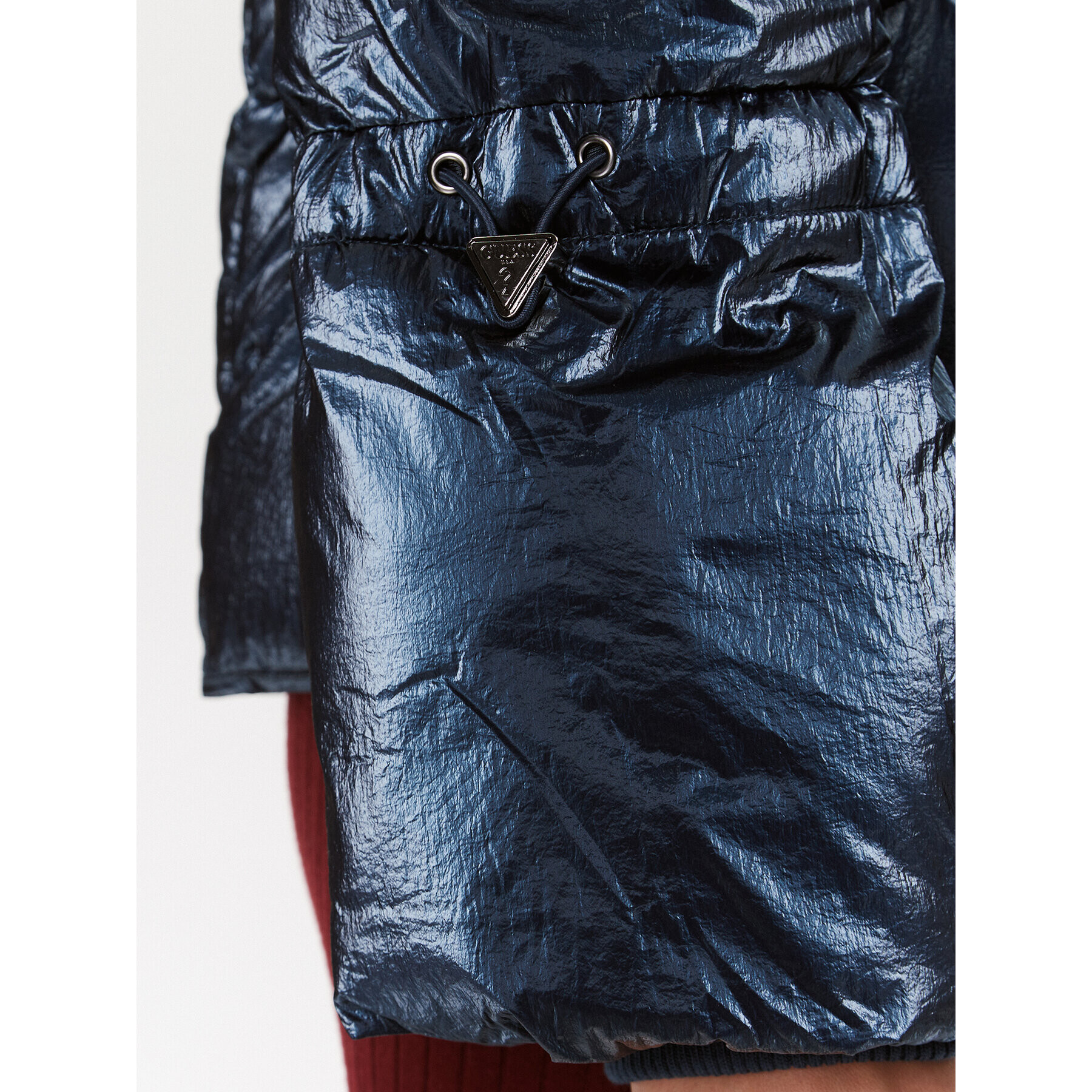 Guess Пухено яке W3BL25 WFR90 Тъмносин Regular Fit - Pepit.bg
