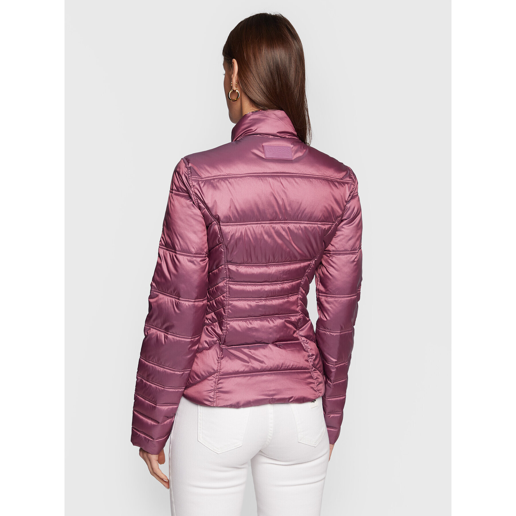 Guess Пухено яке W3RL04 WF5C2 Виолетов Regular Fit - Pepit.bg