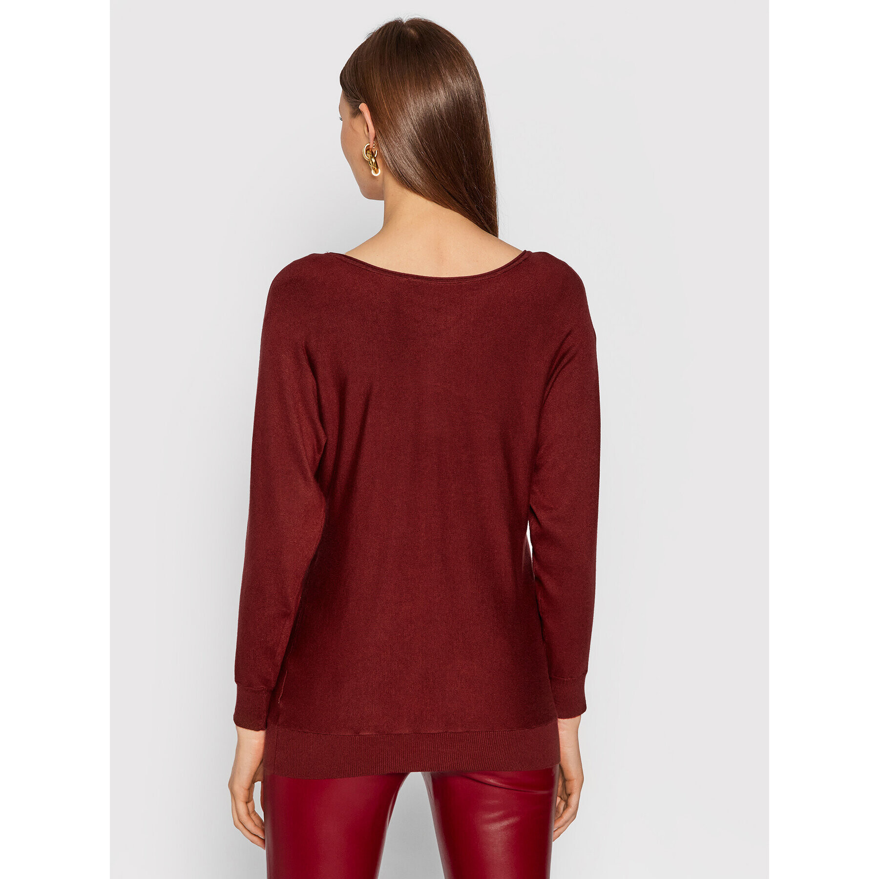Guess Пуловер Abby W1BR09 Z2NQ0 Бордо Regular Fit - Pepit.bg
