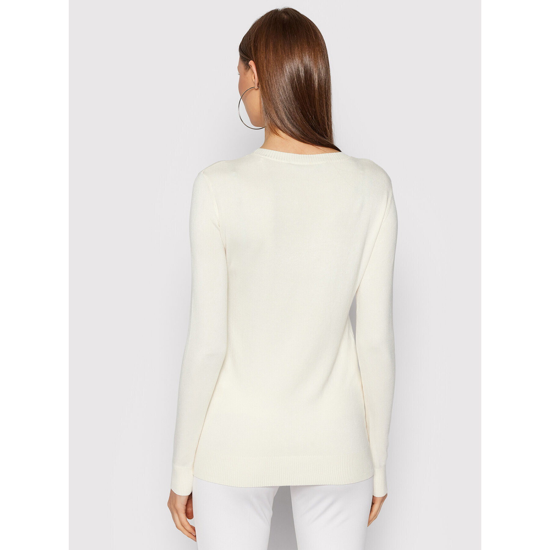 Guess Пуловер Ada W1BR10 Z2NQ0 Бежов Regular Fit - Pepit.bg