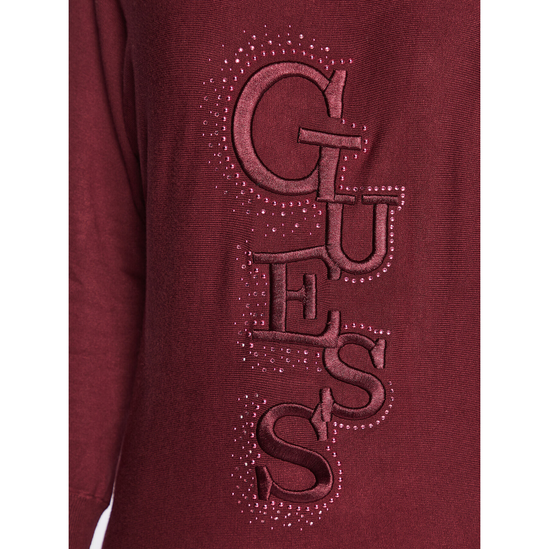 Guess Пуловер Amelie W2BR49 Z2NQ2 Бордо Relaxed Fit - Pepit.bg