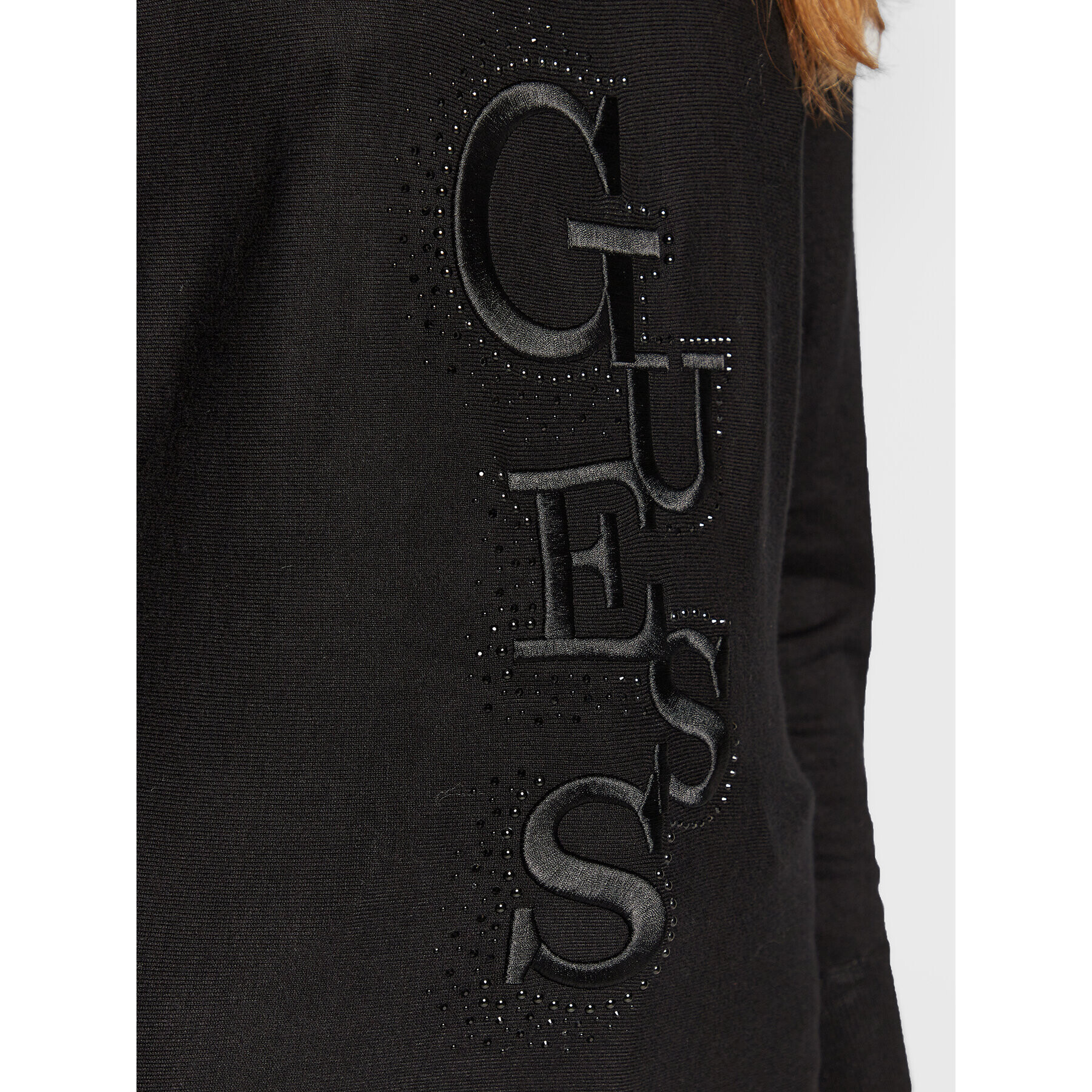 Guess Пуловер Amelie W2BR49 Z2NQ2 Черен Relaxed Fit - Pepit.bg